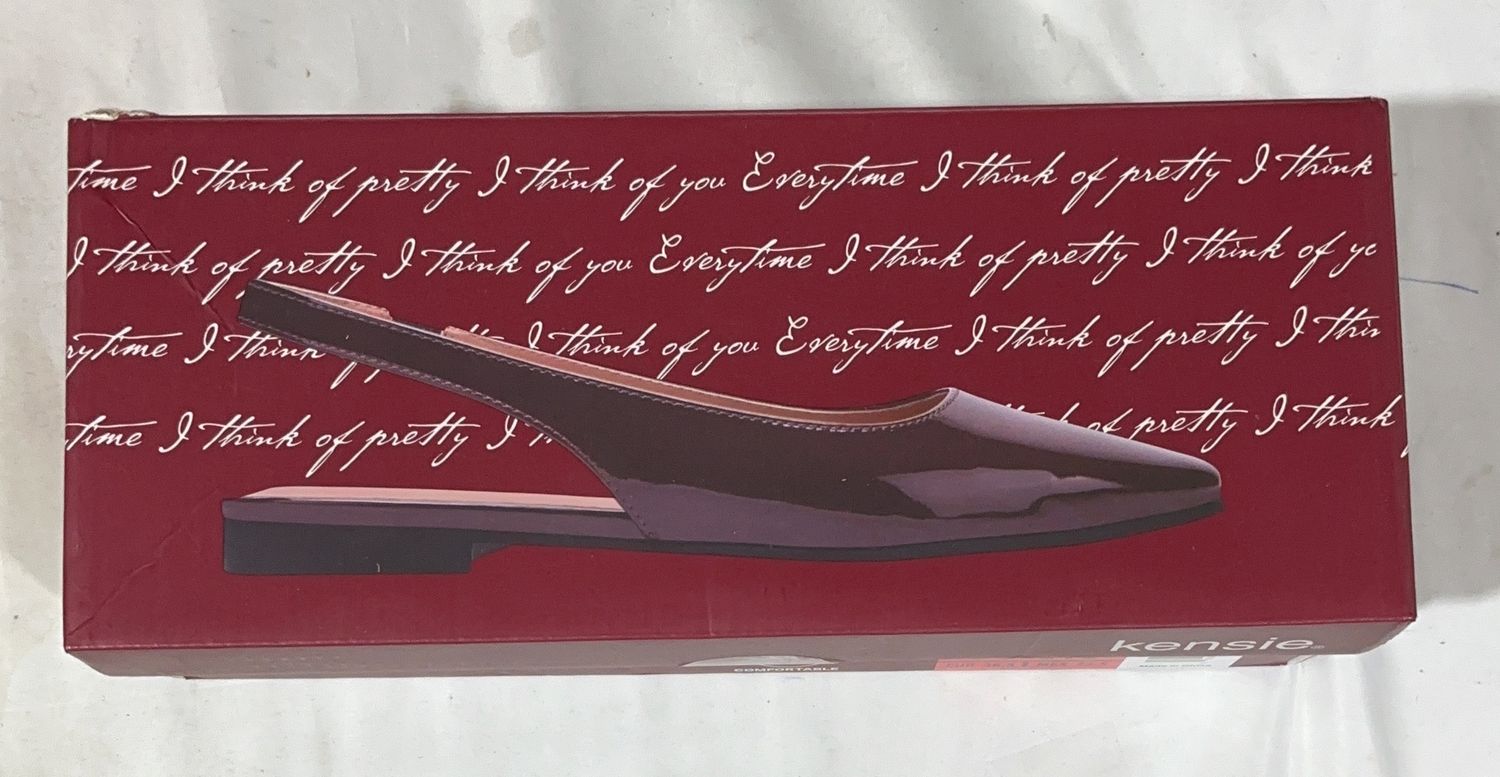 Kensie Red 6.5 Flat Performance Comfort Footwear - Item 1911927-LIKE NEW