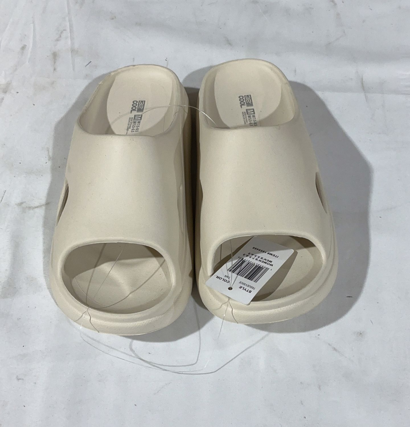 32D Tan M Slide Performance Comfort Footwear - Item 1959258-OPEN BOX