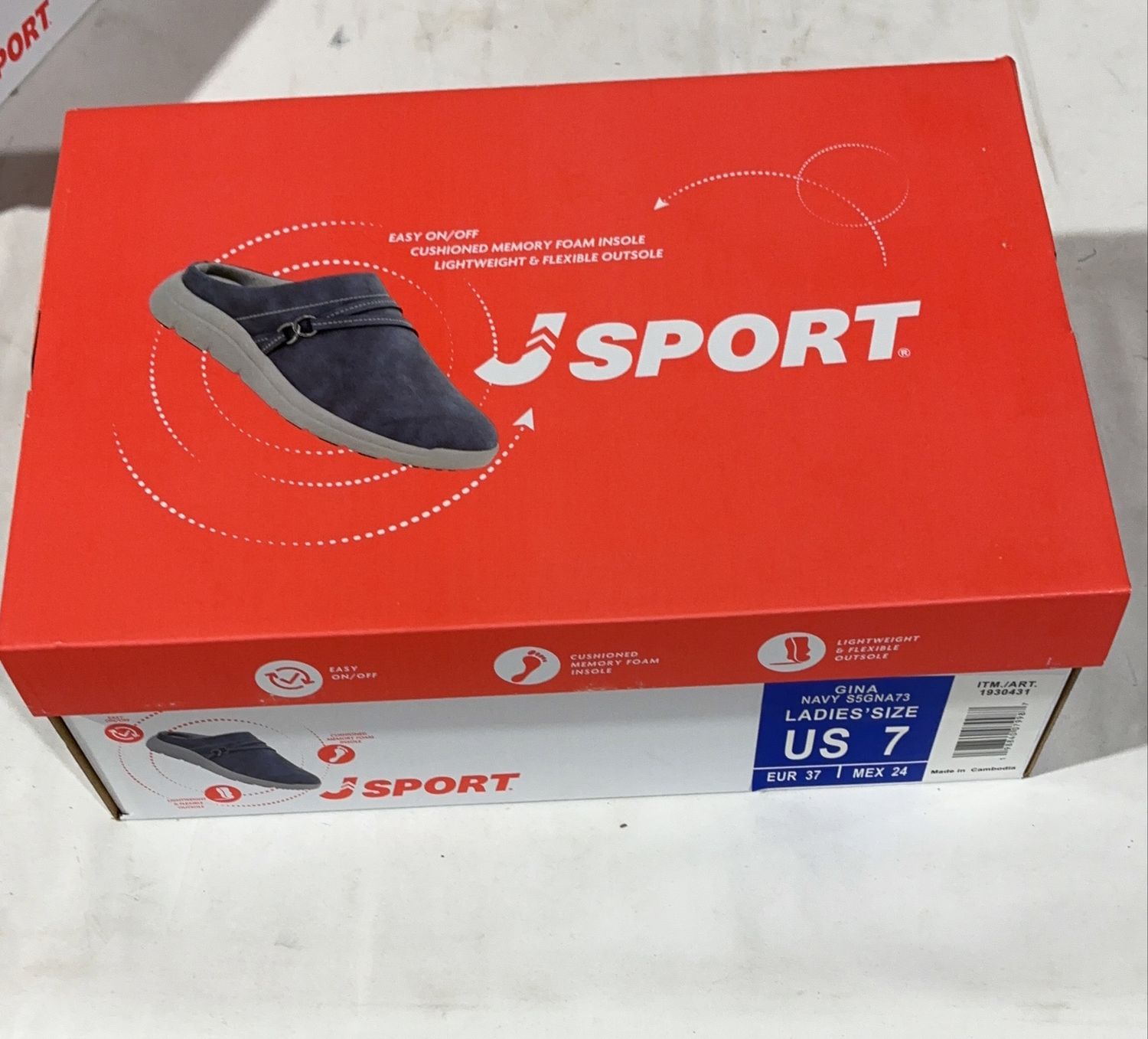 Jsport 8 Shoe Performance Comfort Footwear - Item 1936162-OPEN BOX