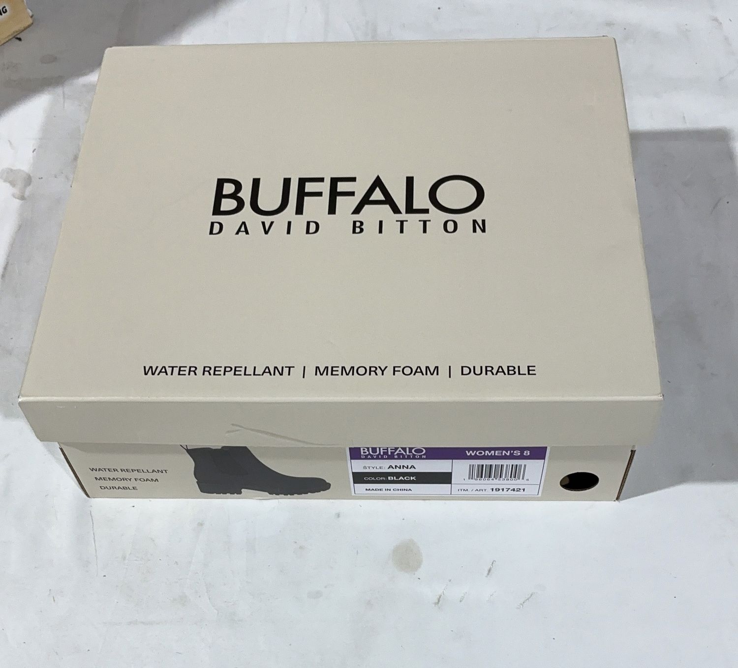 Buffalo 8 Black Performance Comfort Footwear - Item 1927224-LIKE NEW