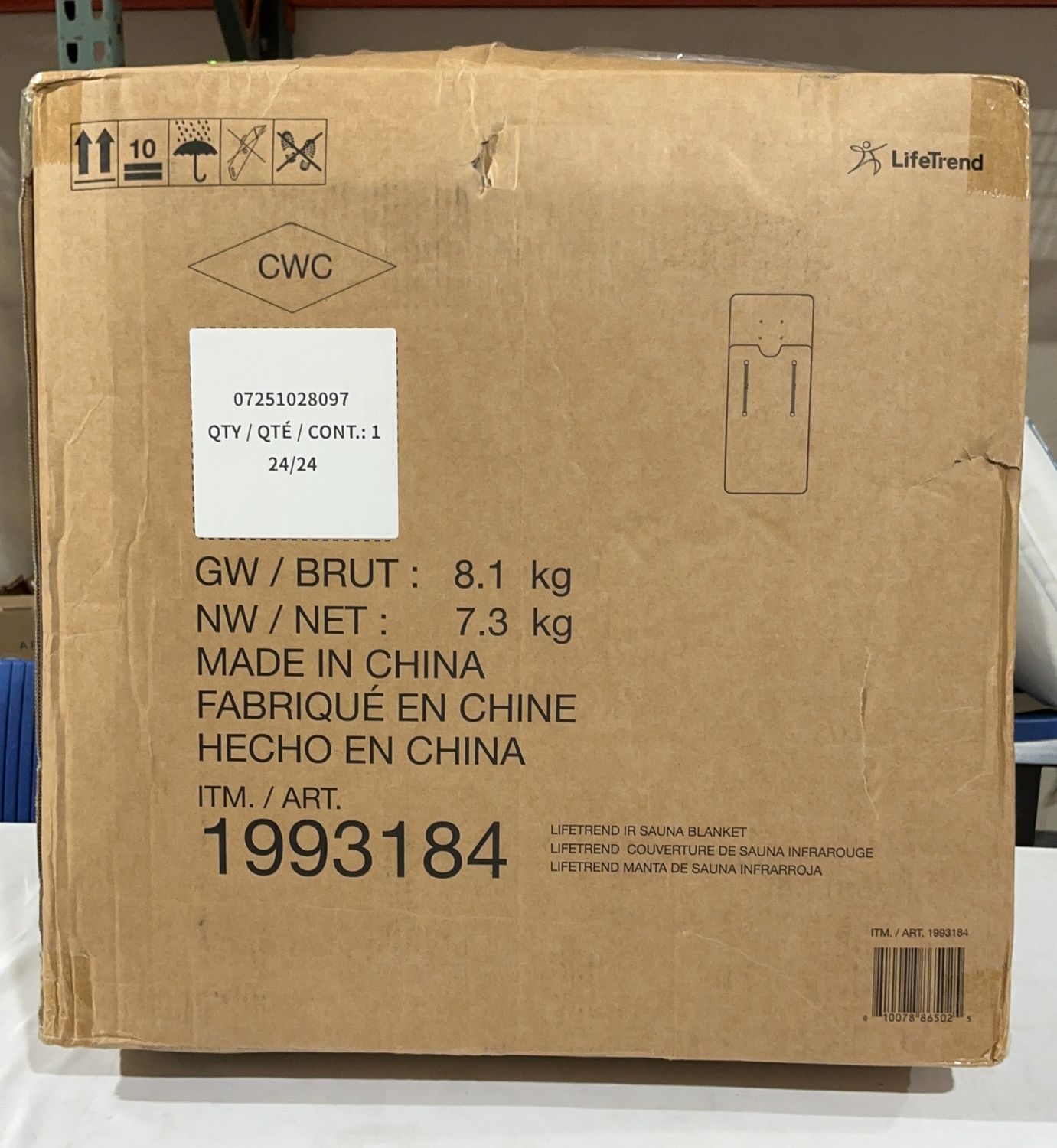 Premium LIFETREND SAUNA BLANKET – Durable, Modern Design, High-Quality Construction | Model Standard Model | Item #1993184 | 9-OPEN BOX