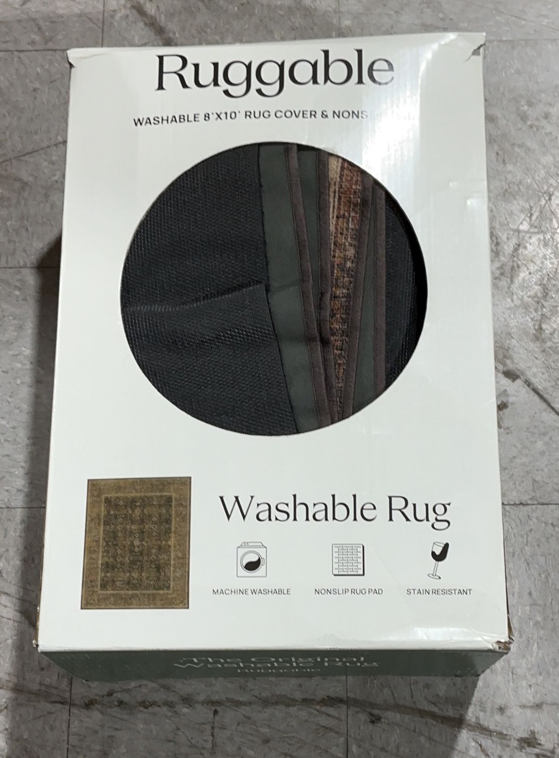 Premium RUGGABLE 8X10 AREA RUG – Durable, Modern Design, High-Quality Construction | Model Standard Model | Item #1837275 | 43-LIKE NEW