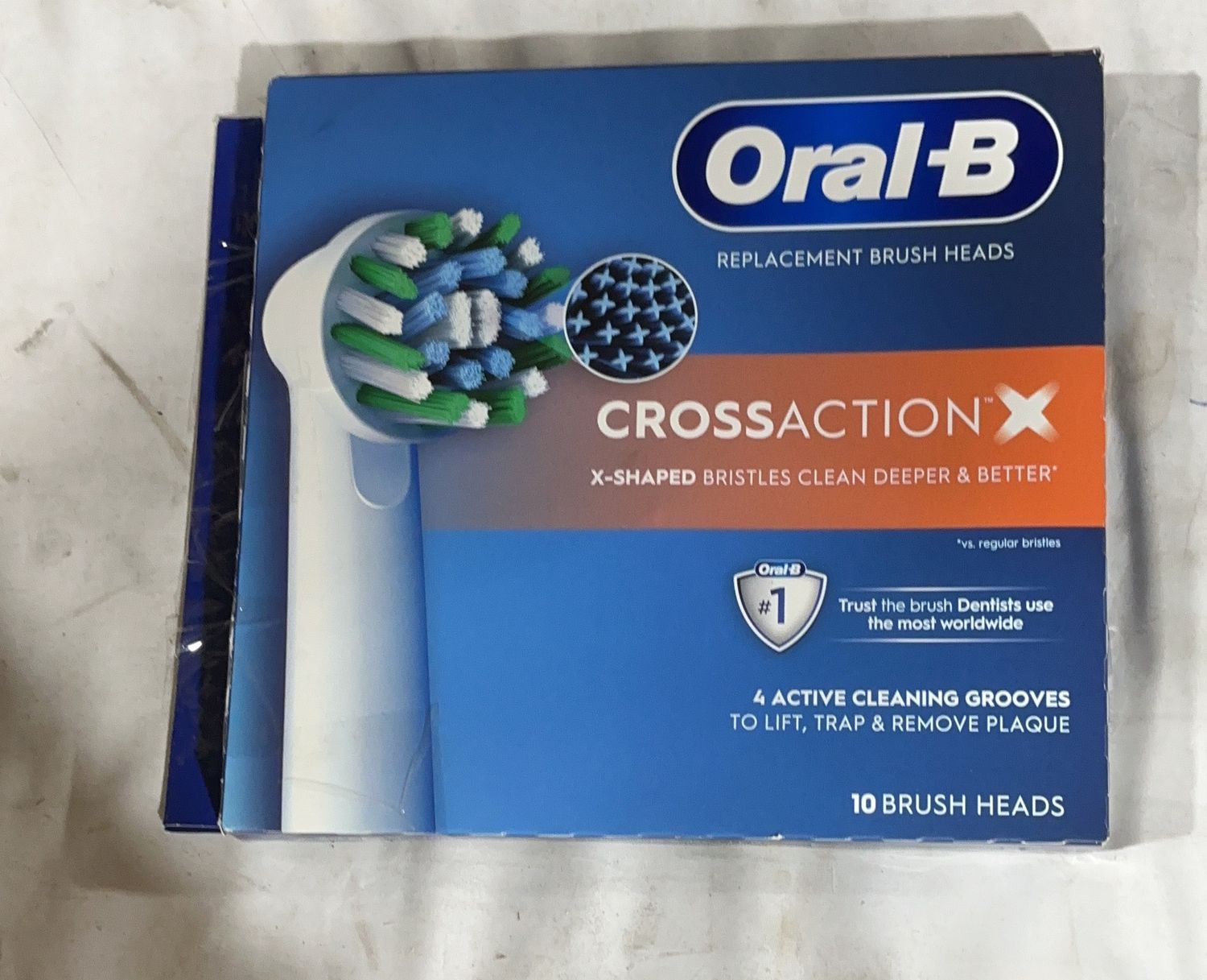 Premium ORAL-B BRUSH HEADS 10 CT – Durable, Modern Design, High-Quality Construction | Model Standard Model | Item #3610583 | 61-OPEN BOX