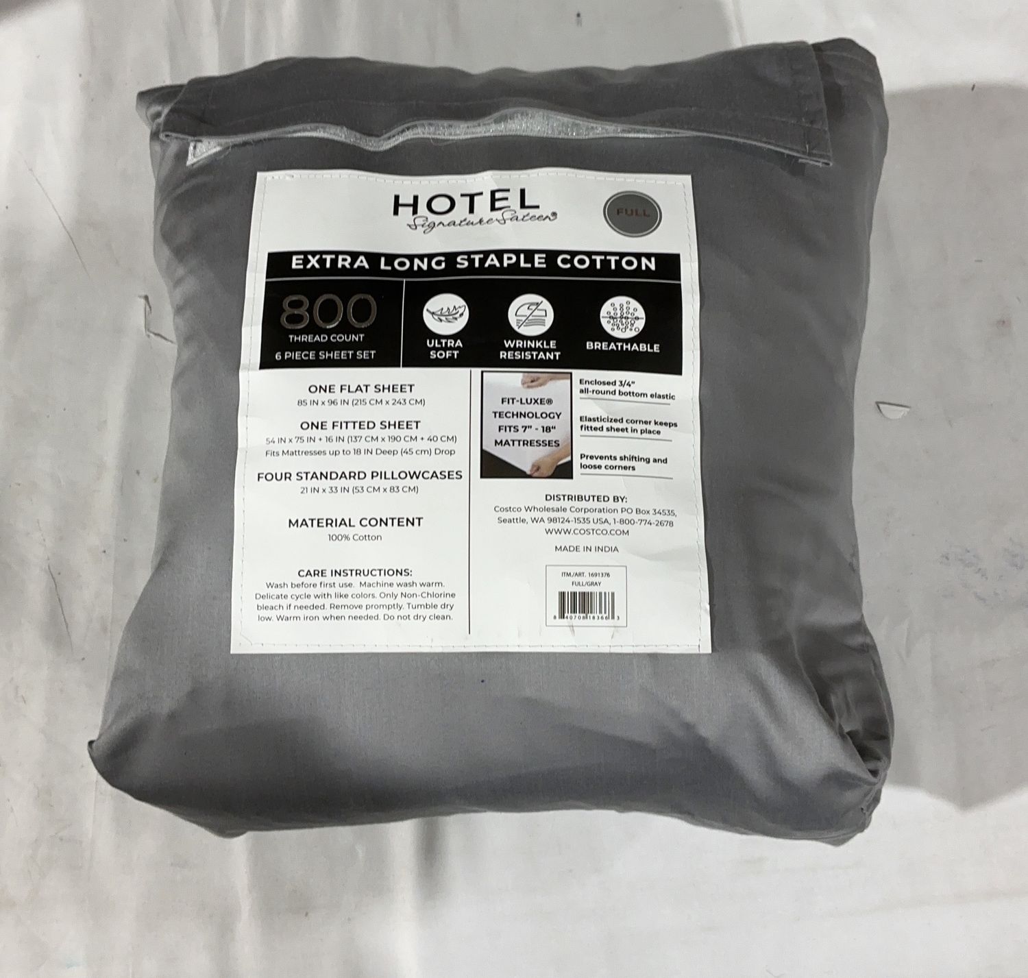 Premium HOTEL S 800TC F GRAY – Durable, Modern Design, High-Quality Construction | Model Standard Model | Item #1691376 | 86-OPEN BOX