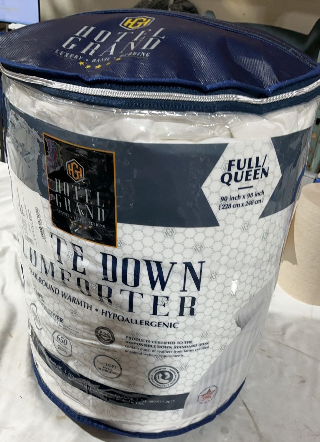 Premium HOTEL GRAND WDD COMFORTER – Durable, Modern Design, High-Quality Construction | Model Standard Model | Item #6982991 | 112 OPEN BOX