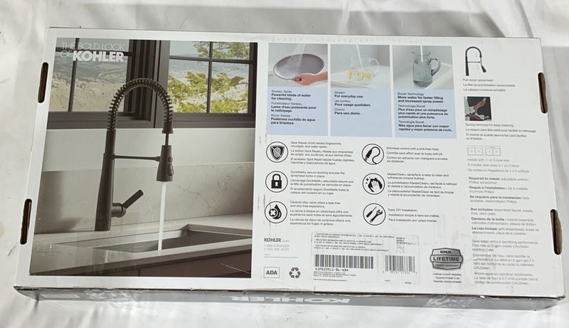 Kohler Vind Semi-Professional Kitchen Faucet HARDWARE Item #1806330