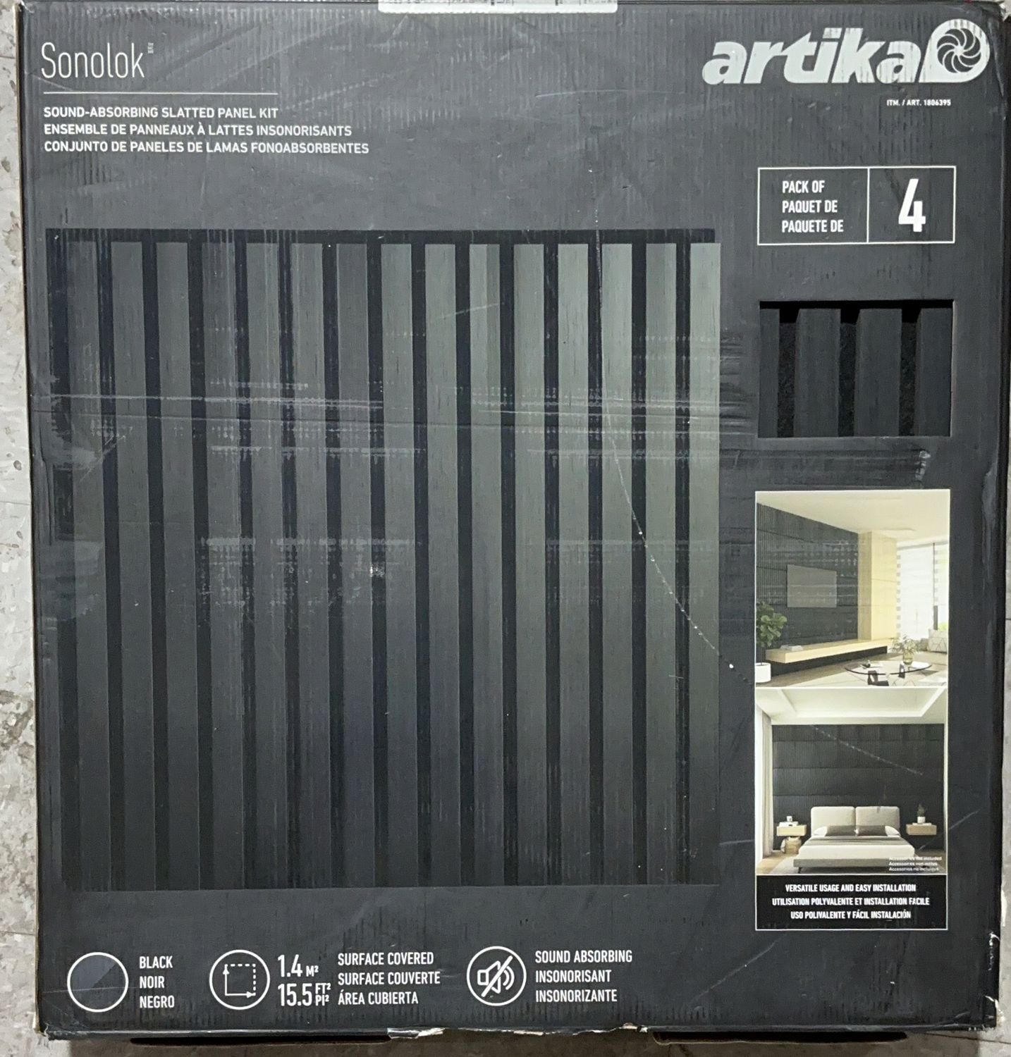 SONOLOK SOUND-ABSORBING | Model:NA | Item#1806395 | 24-OPEN BOX