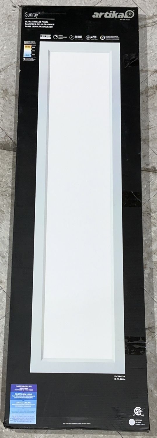 1'X 4' FLAT PANEL LIGHT | Model:NA | Item#1794271 | 28-OPEN BOX