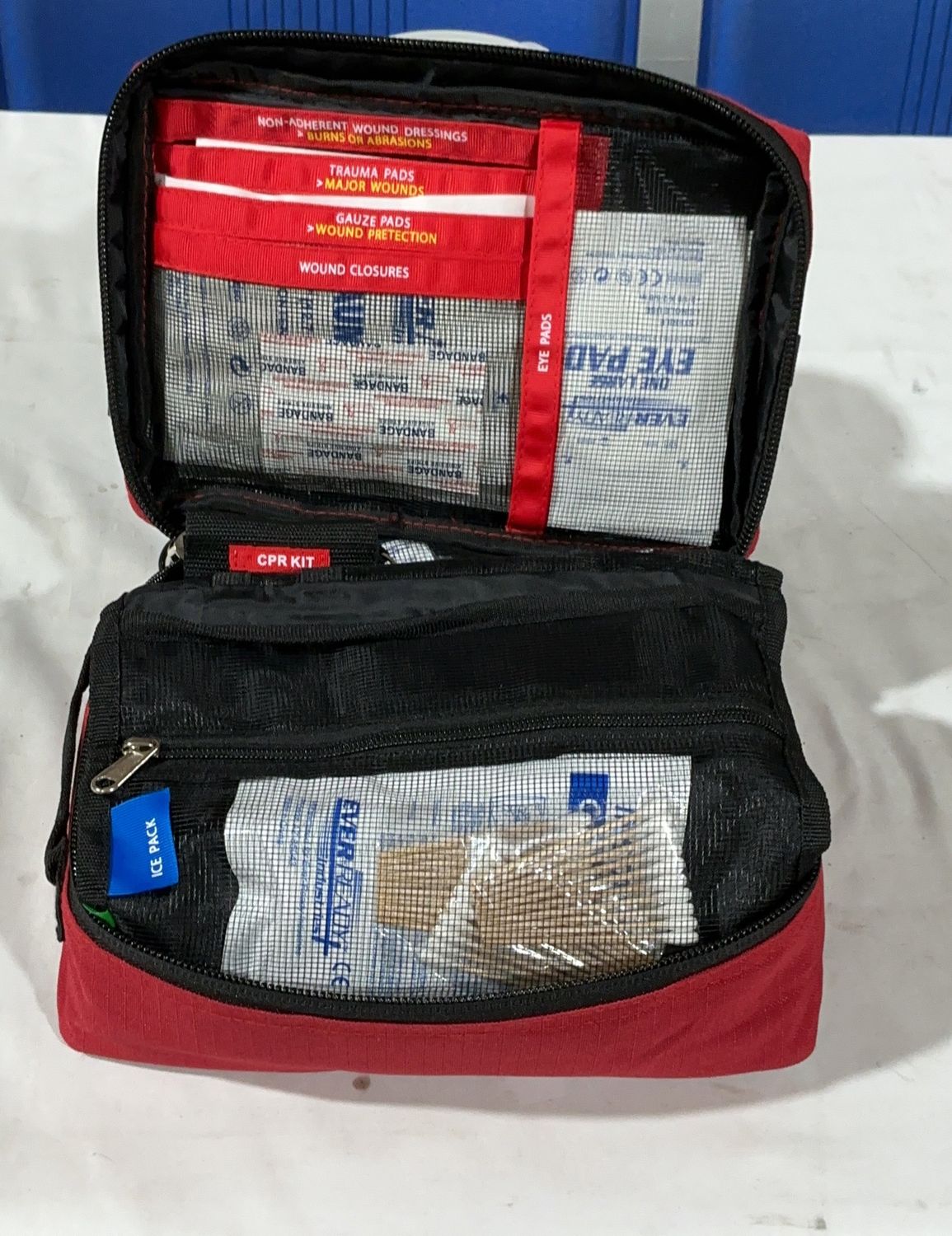 Premium RAPID CARE FIRST AID KIT – Durable, Modern Design, High-Quality Construction | Model Standard Model | Item #1522440 | 151-OPEN BOX