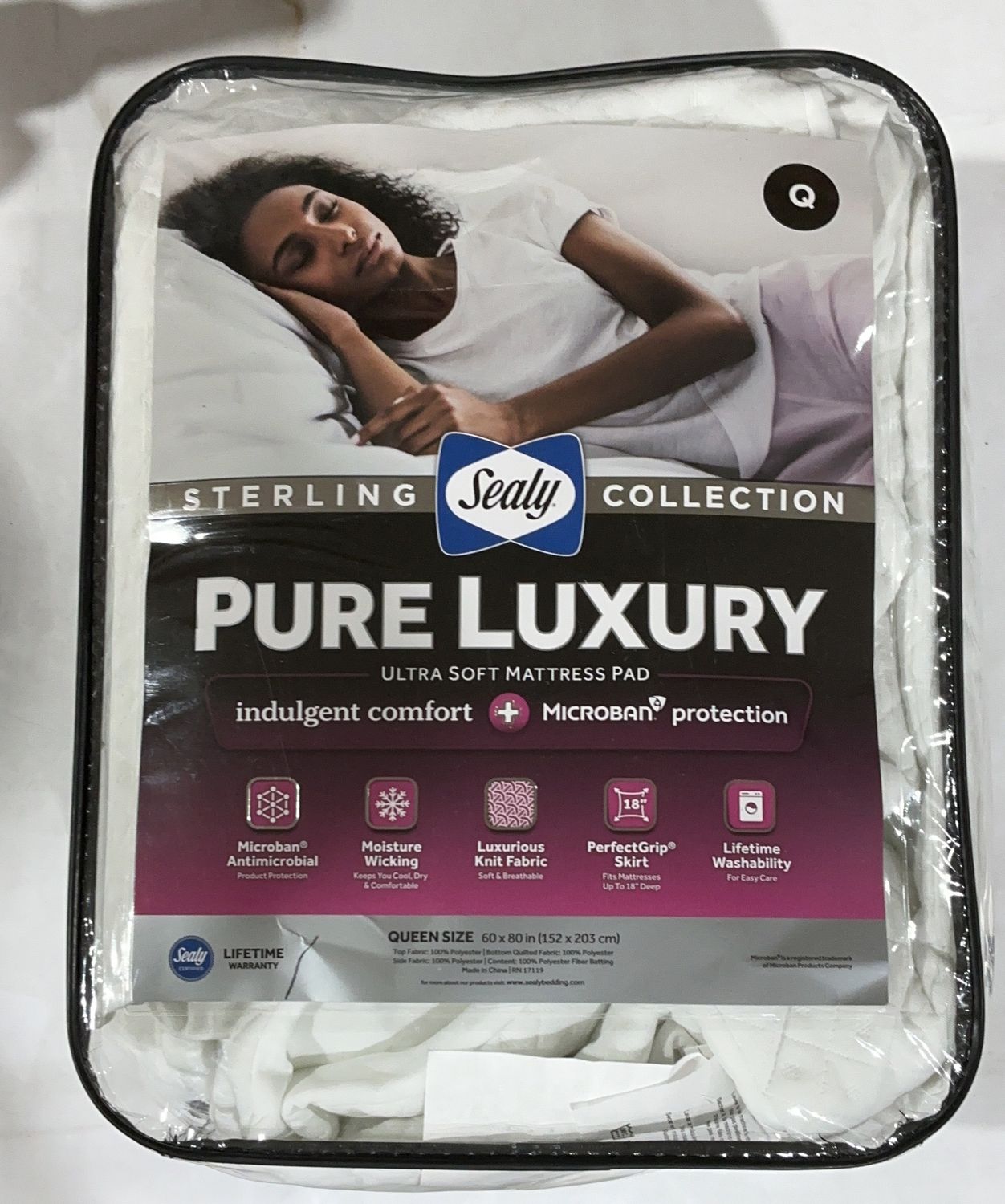 Premium PURELUXURY MATTR PAD QN – Durable, Modern Design, High-Quality Construction | Model Standard Model | Item #1645808 | 246-LIKE NEW