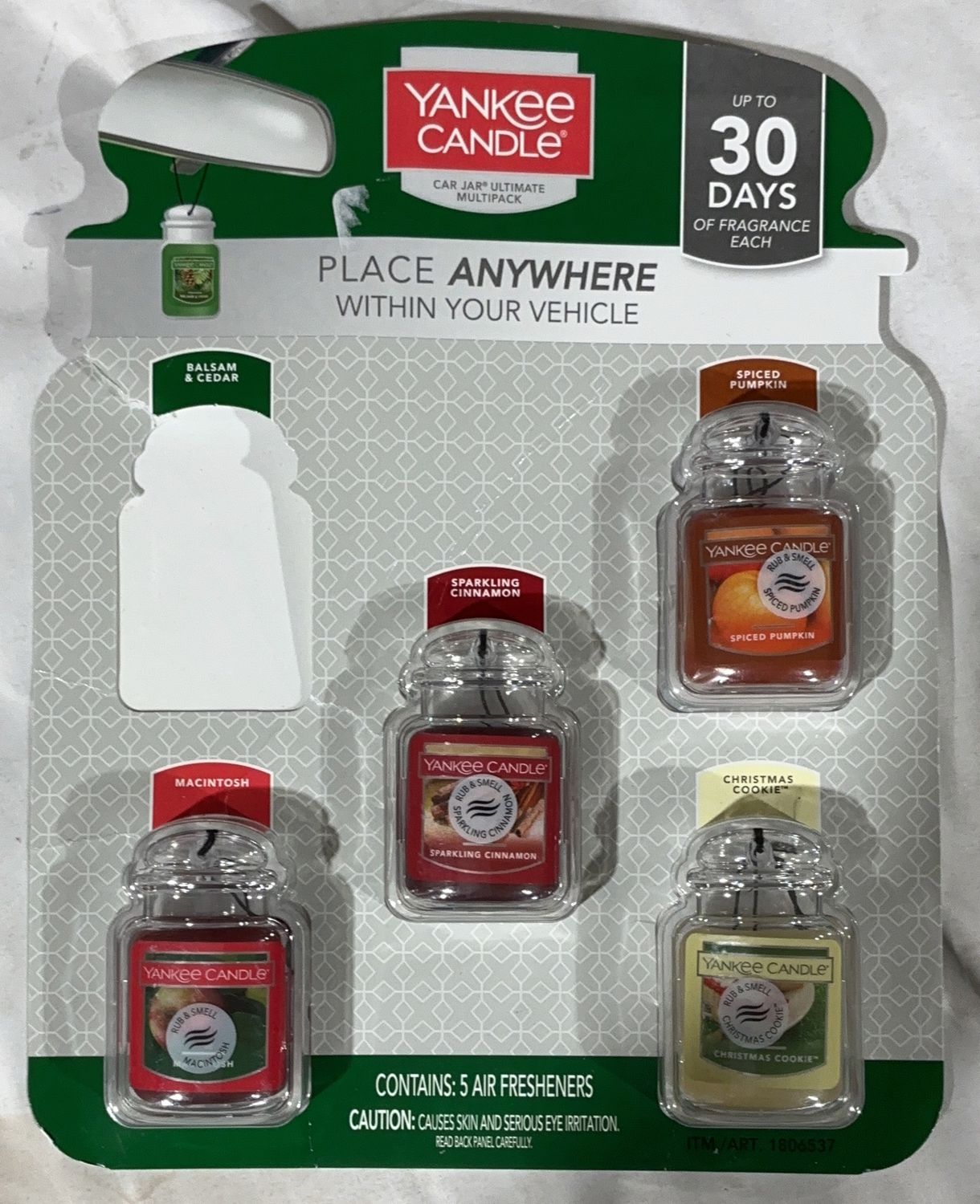 Premium YANKEE CANDLE CAR JAR AIR – Durable, Modern Design, High-Quality Construction | Model Standard Model | Item #1806537 | 331-USED