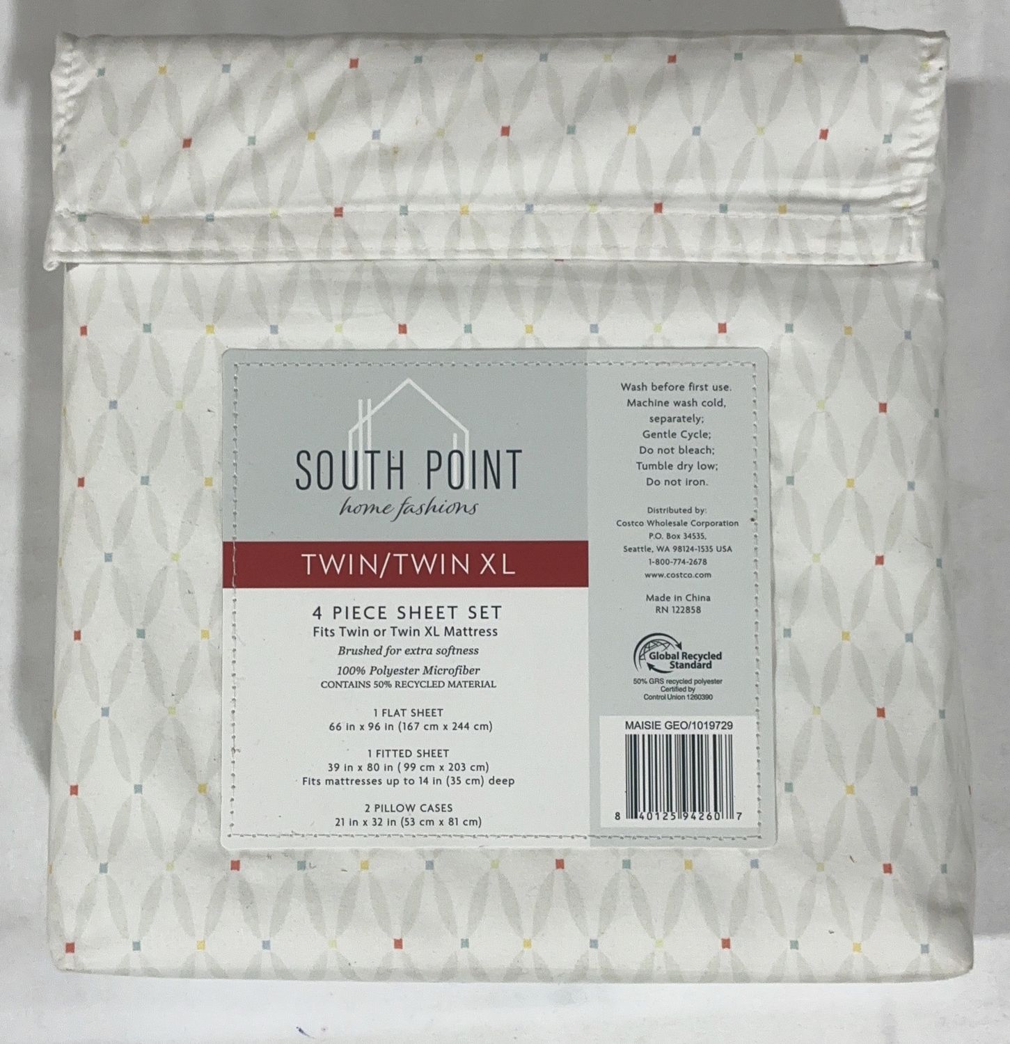 Premium SP HOME MF SHEET TWN/FULL – Durable, Modern Design, High-Quality Construction | Model Standard Model | Item #1019729 | 361-OPEN BOX