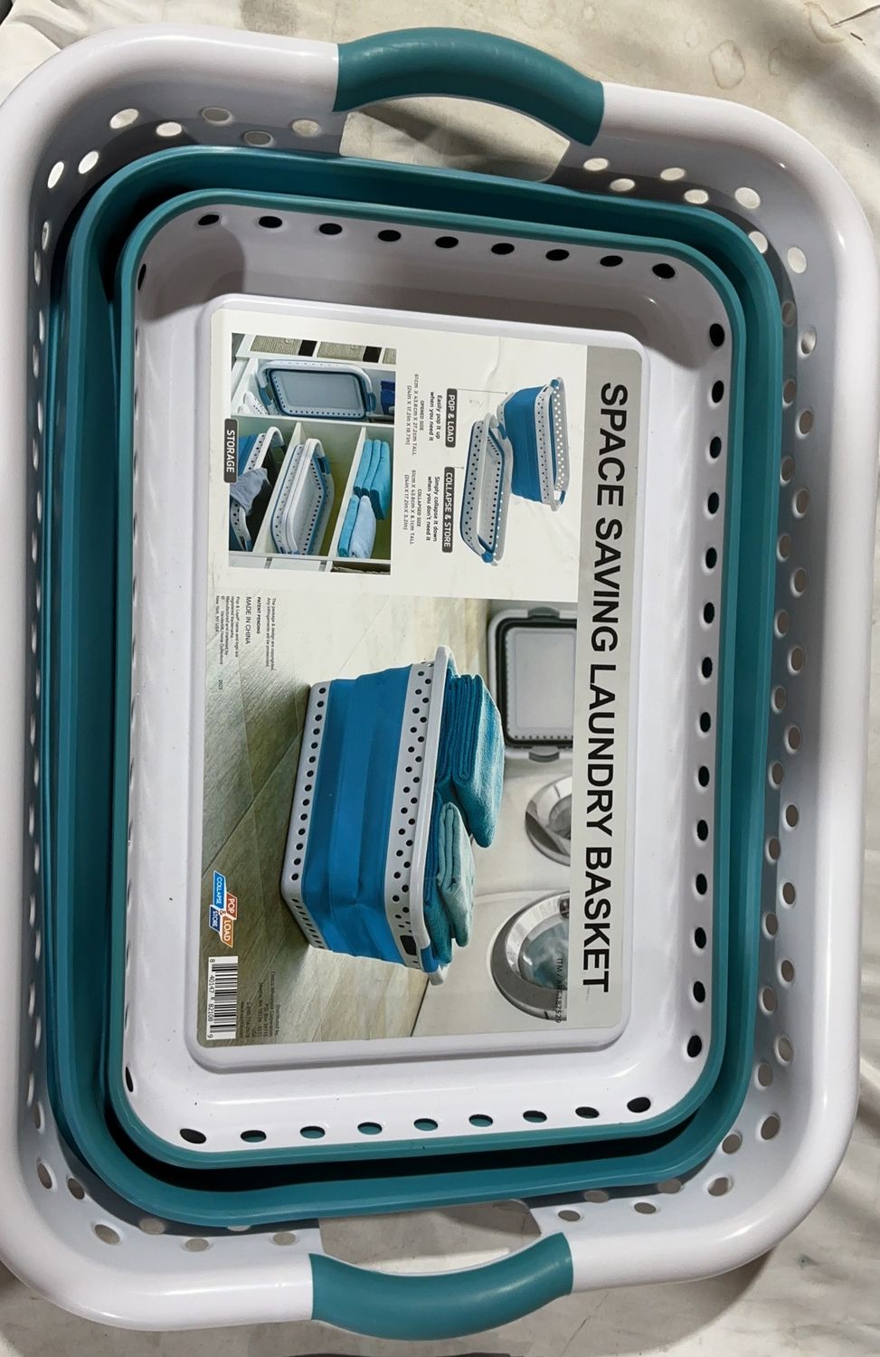 Premium POP + LOAD LAUNDRY BASKET – Durable, Modern Design, High-Quality Construction | Model Standard Model | Item #187529 | 367 OPEN BOX