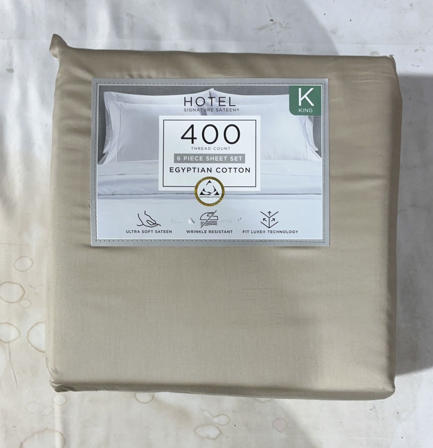 Premium 400 TC EGYPT COTTON KING – Durable, Modern Design, High-Quality Construction | Model Standard Model | Item #1726199 | 54-OPEN BOX