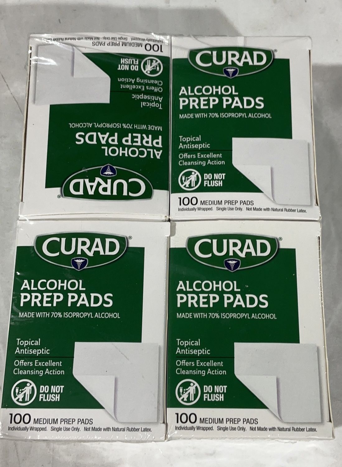 Premium CURAD ALCOHOL PREP PADS – Durable, Modern Design, High-Quality Construction | Model Standard Model | Item #667196 | 380-LIKE NEW