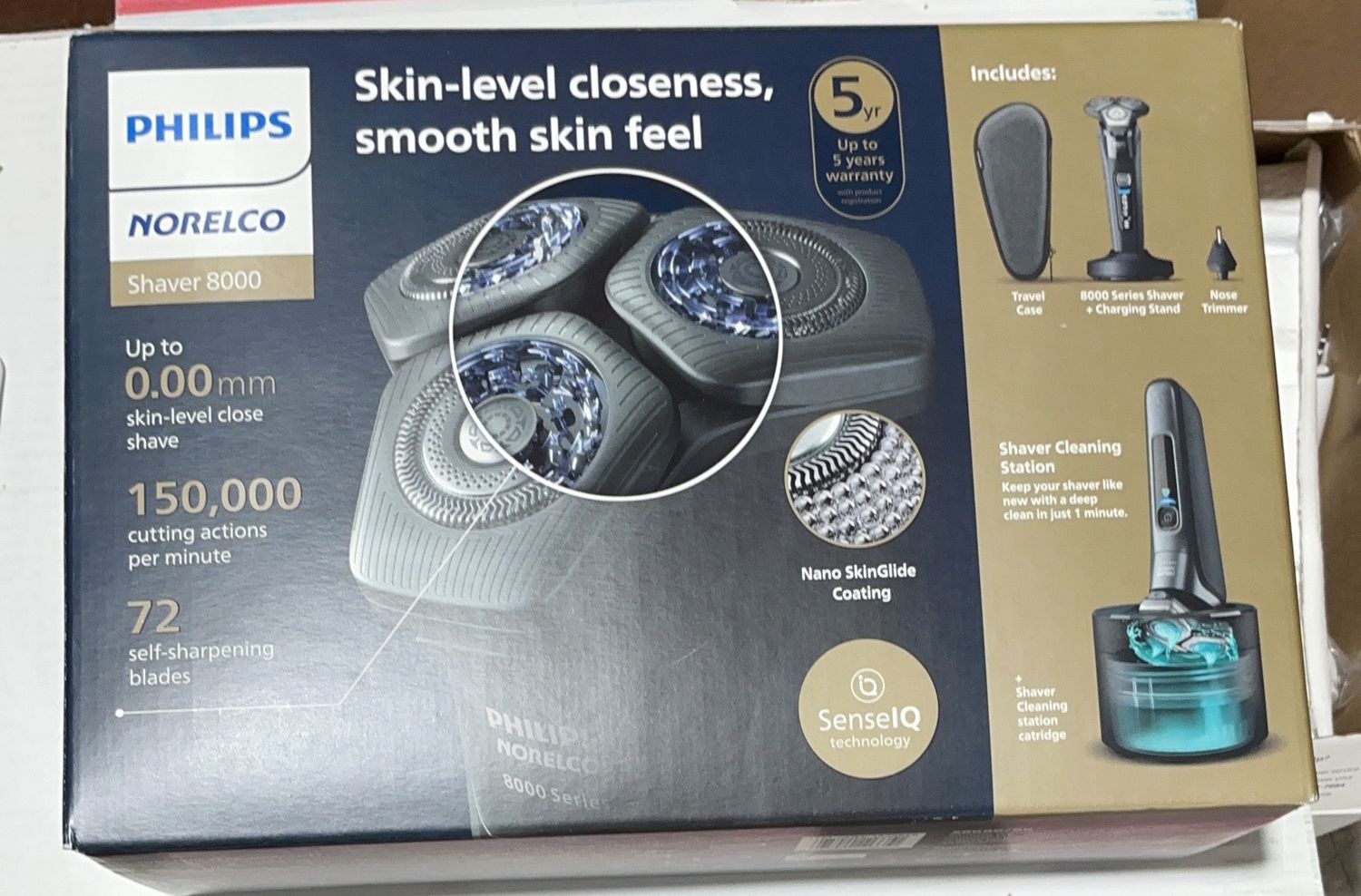 Premium PHILIPS NORELCO SHAVER – Durable, Modern Design, High-Quality Construction | Model Standard Model | Item #3640860 | 5-OPEN BOX