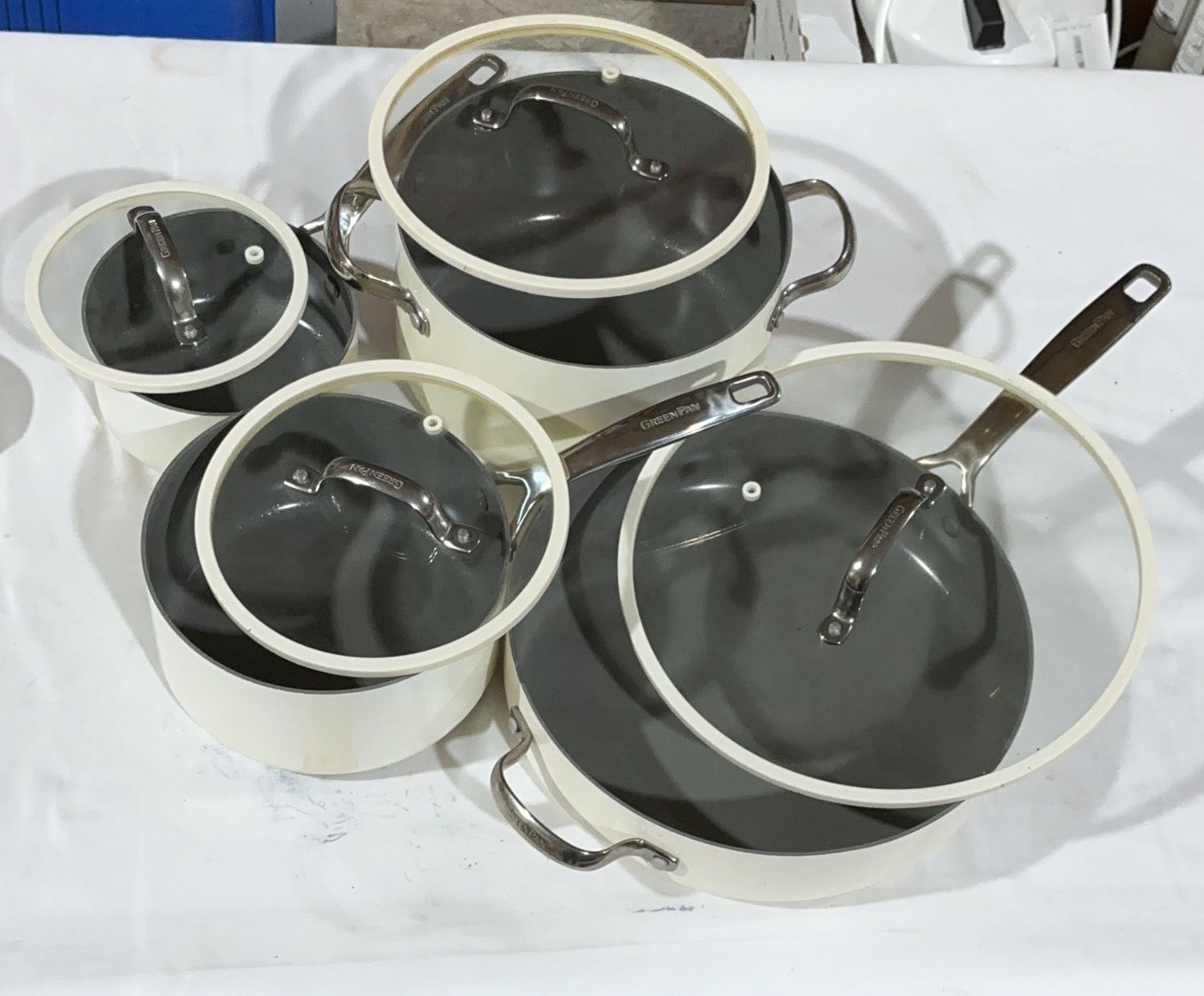 Premium GREENPAN ERAS 11-PIECE – Durable, Modern Design, High-Quality Construction | Model Standard Model | Item #1829146 | 11-USED