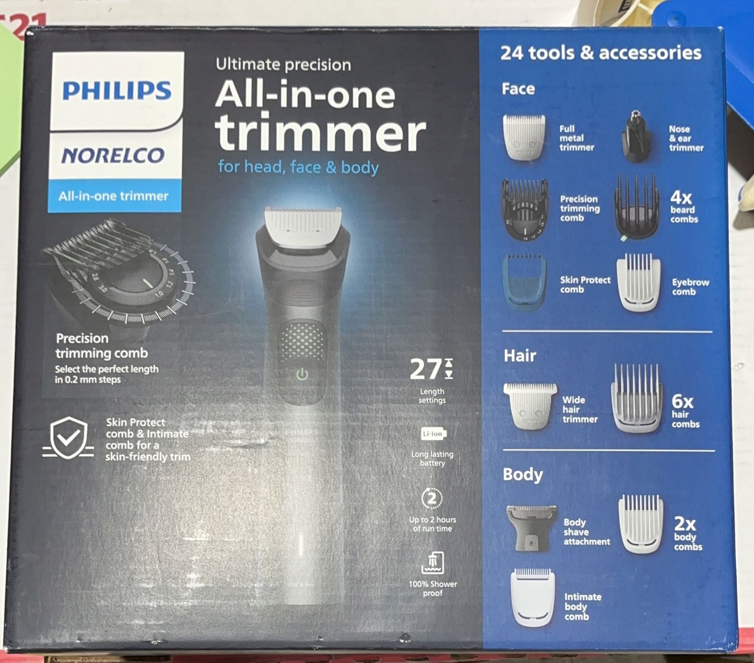 Premium PHILIPS NORELCO TRIMMER – Durable, Modern Design, High-Quality Construction | Model Standard Model | Item #6161149 | 25-OPEN BOX