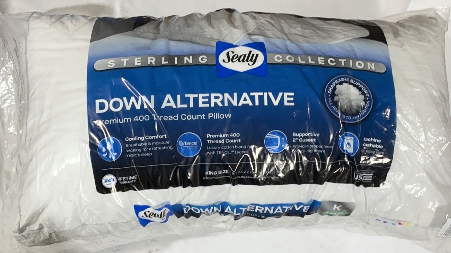 Premium AMTEX SEALY DOWNALT KING – Durable, Modern Design, High-Quality Construction | Model Standard Model | Item #4874103 | 56-LIKE NEW