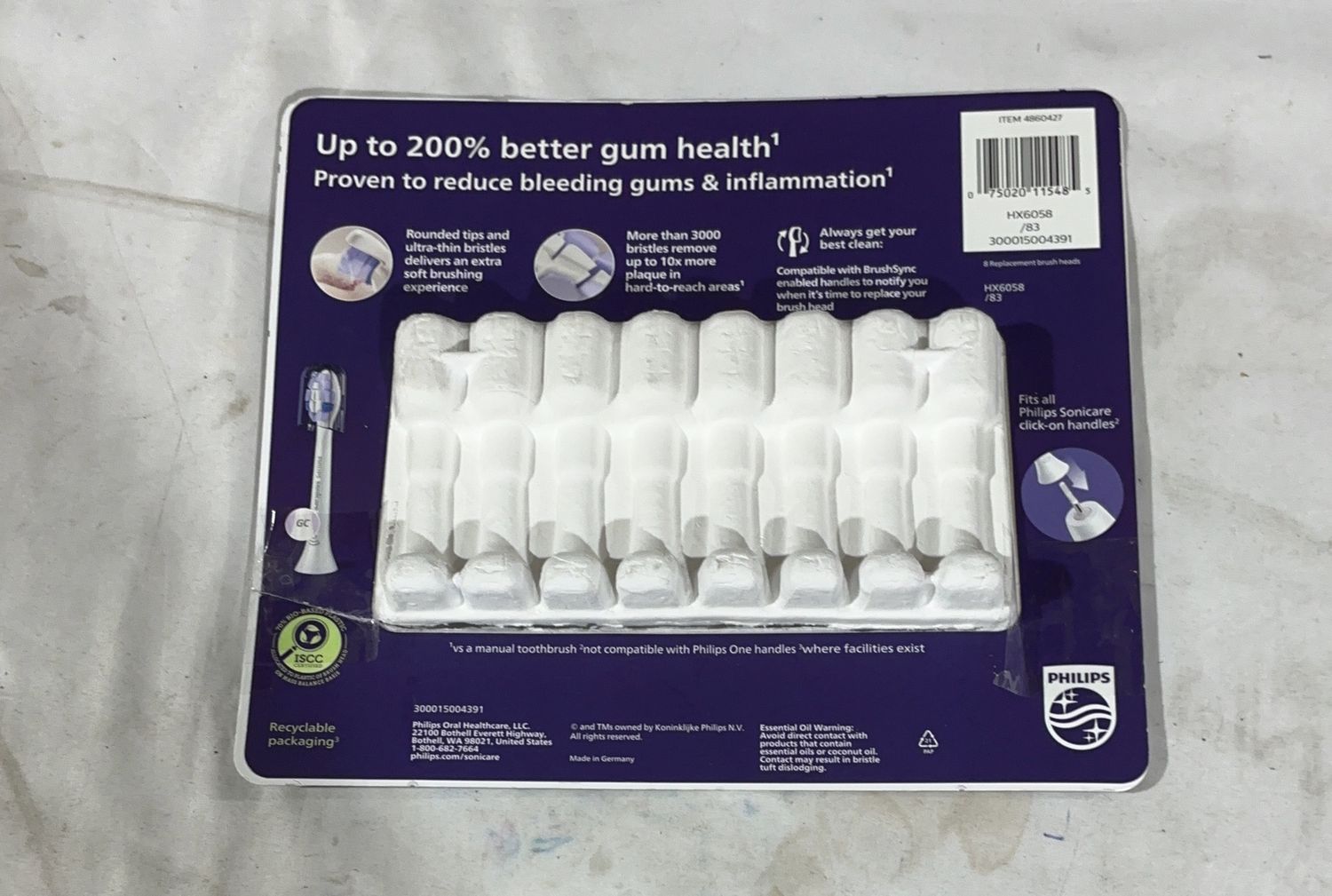 Premium SONICARE GENTLE CLEAN – Durable, Modern Design, High-Quality Construction | Model Standard Model | Item #4860427 | 83-OPEN BOX