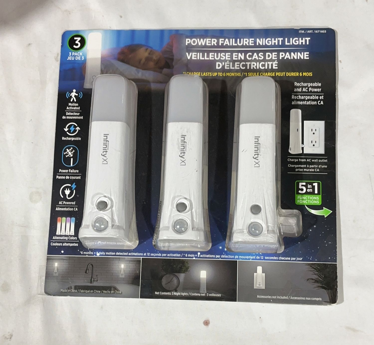 Premium INFINITY MOTION ACTIVATED – Durable, Modern Design, High-Quality Construction | Model Standard Model | Item #1671603 | 311-OPEN BOX