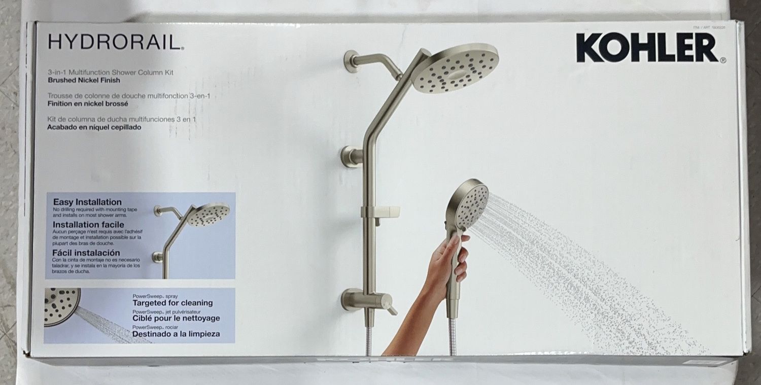 Premium KOHLER HYDRORAIL BN – Durable, Modern Design, High-Quality Construction | Model Standard Model | Item #1806226 | 45-LIKE NEW