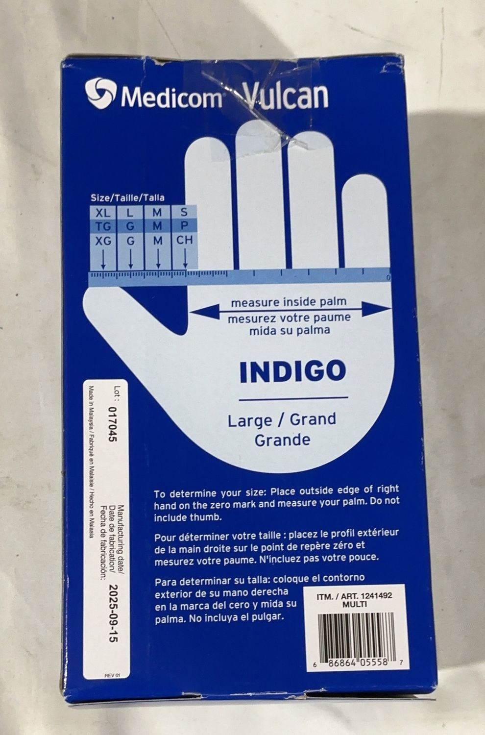 Premium VULCAN NITRILE GLOVES LG – Durable, Modern Design, High-Quality Construction | Model Standard Model | Item #1241492 | 286-OPEN BOX
