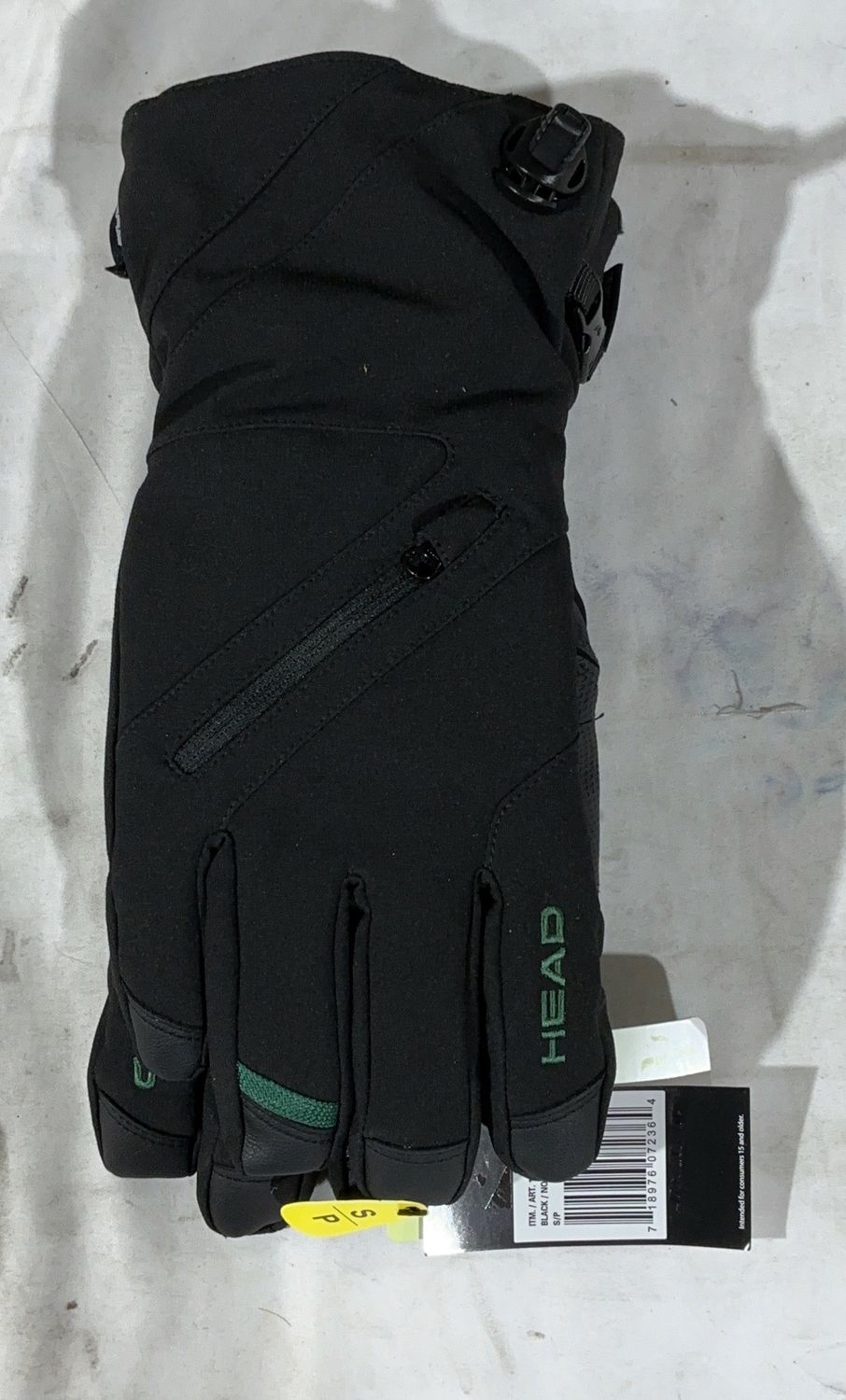 Premium HEAD UNISEX SKI GLOVE BLK – Durable, Modern Design, High-Quality Construction | Model Standard Model | Item #1345779 | 182-LIKE NEW