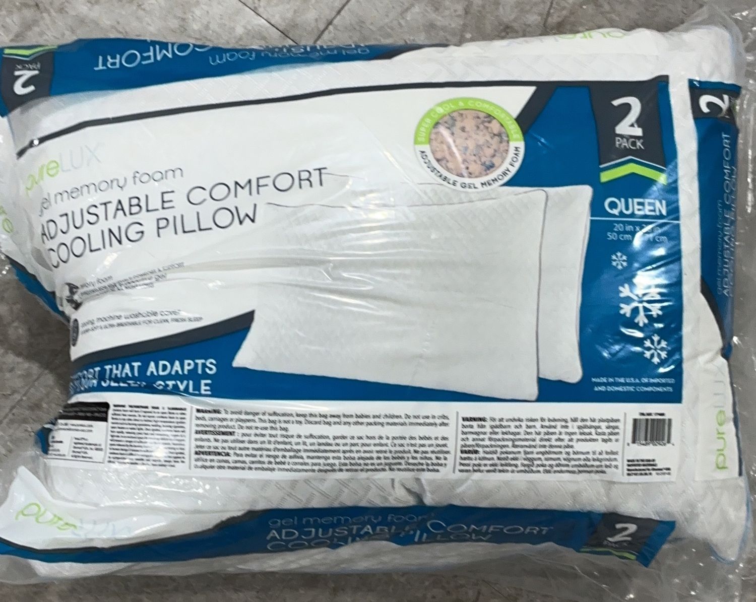 Premium PURELUX GEL MEMORY FOAM – Durable, Modern Design, High-Quality Construction | Model Standard Model | Item #1774081 | 62-LIKE NEW