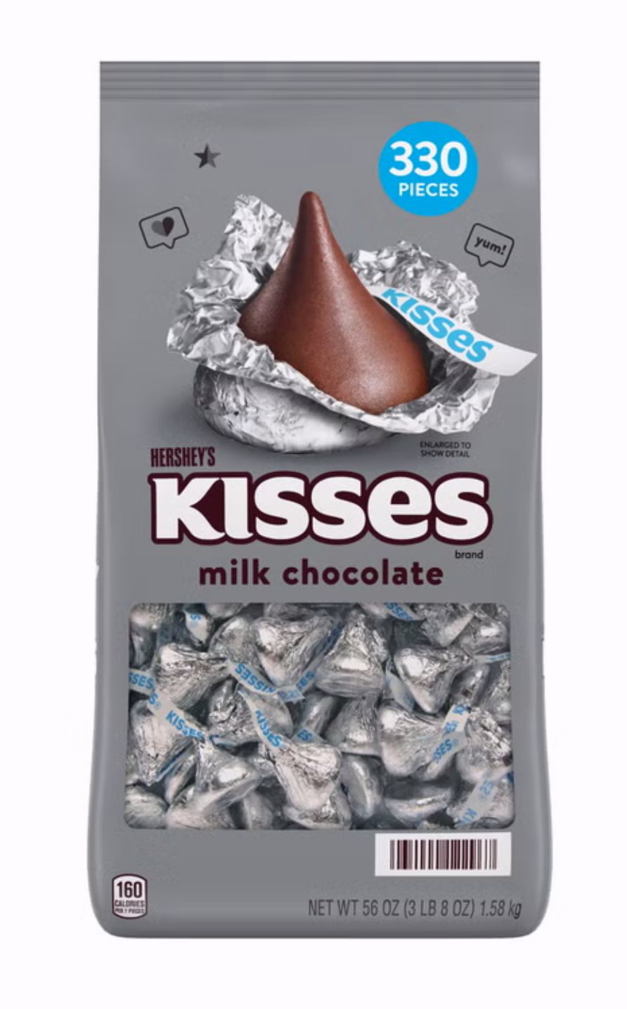 Hershey's Kisses, Milk Chocolate, 56 oz Item 401993
