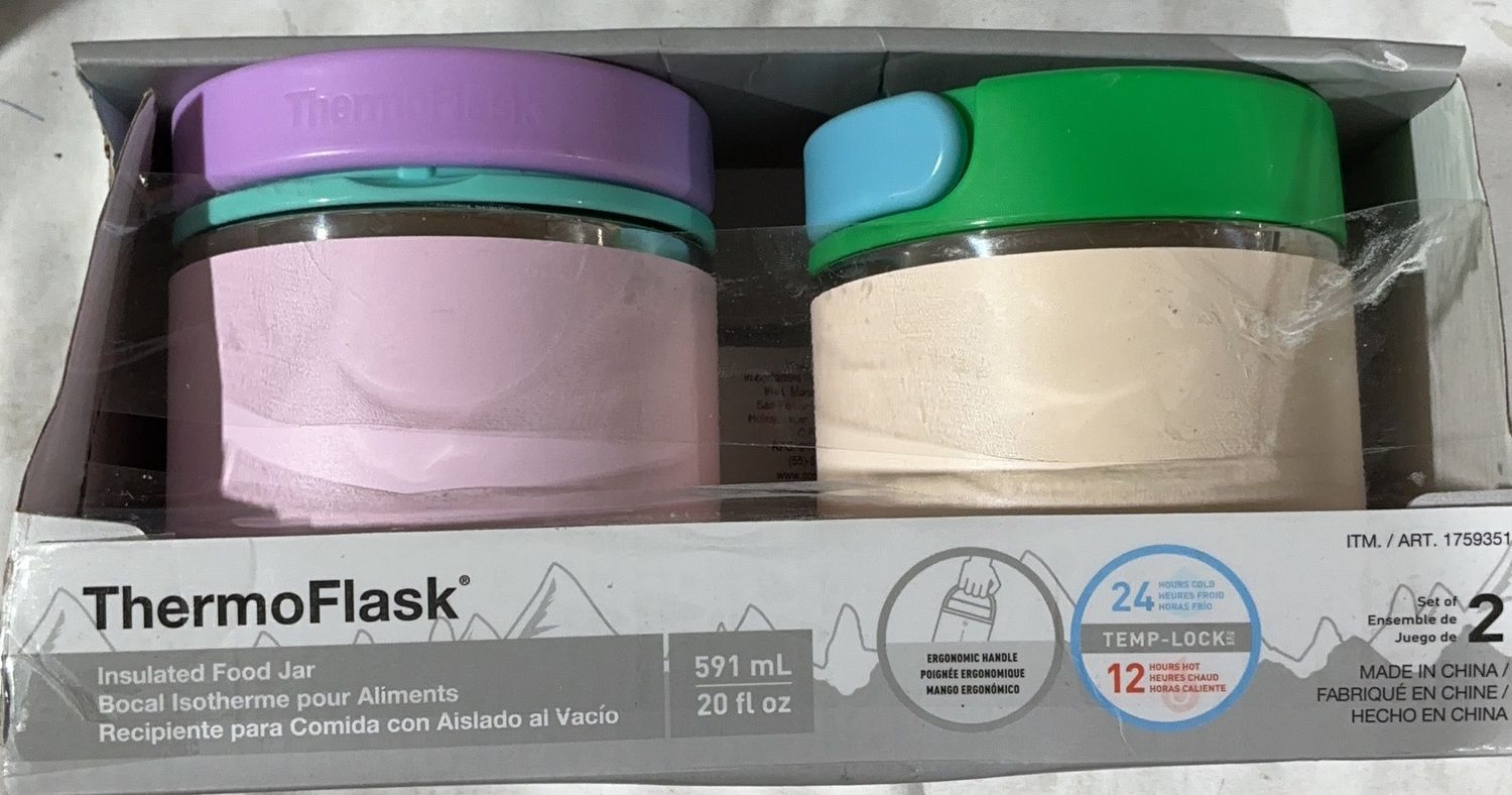 Thermoflask Food Jar 2Pk - Item 1759351-OPEN BOX