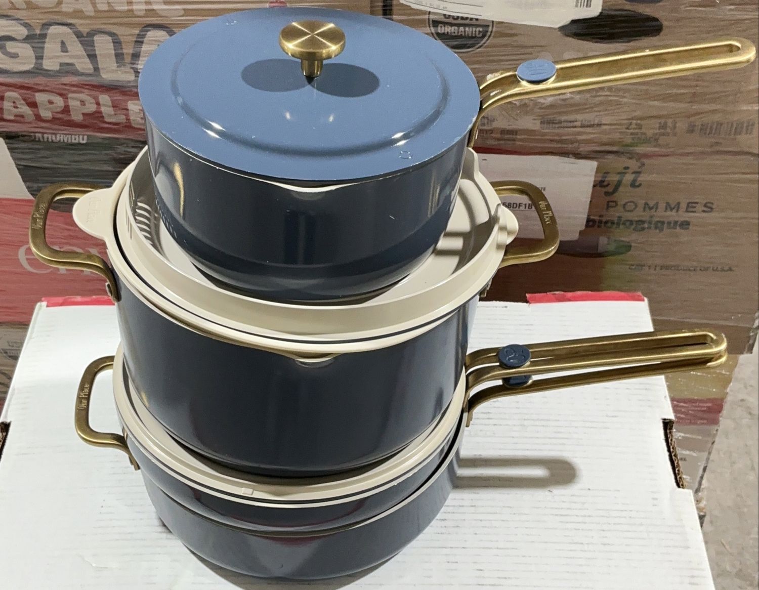 Our Place 8Pc Ceramic Blu - Item 1932078-OPEN BOX