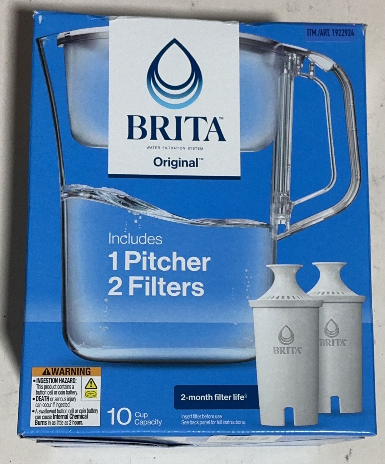 Brita Water Pitcher - Item 1922924-OPEN BOX