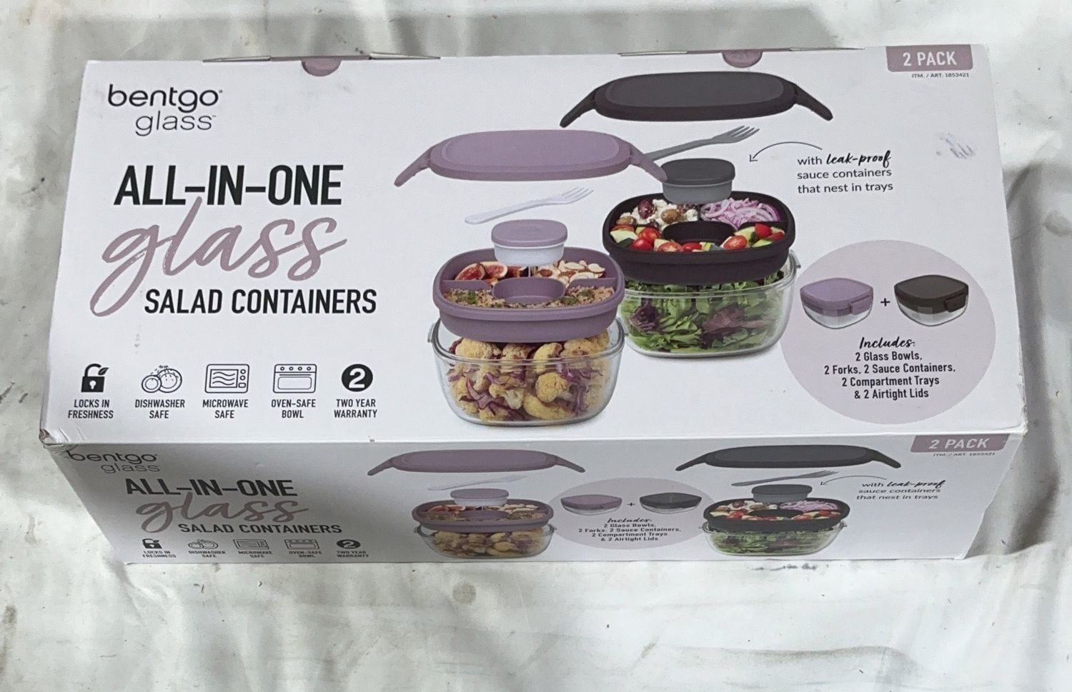 Bentgo Glass Salad Box - Item 1853421-LIKE NEW