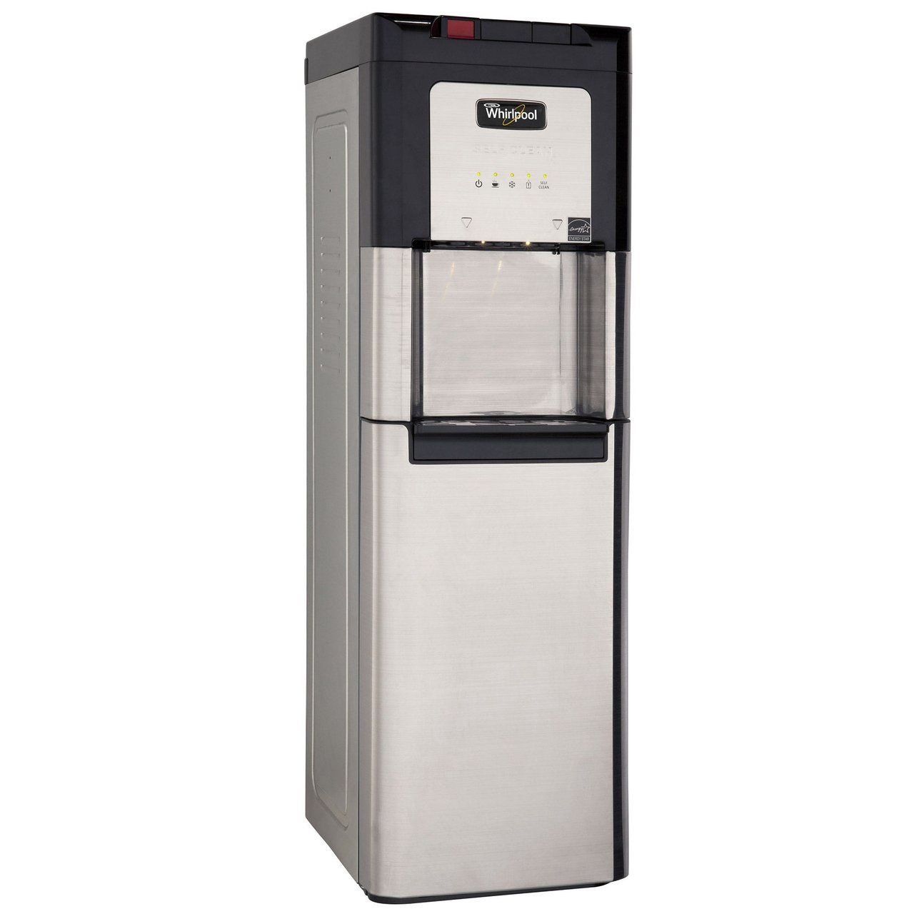 Whirlpool Self Cleaning Full Stainless Hidden Bottle Water Cooler with LED Indicators