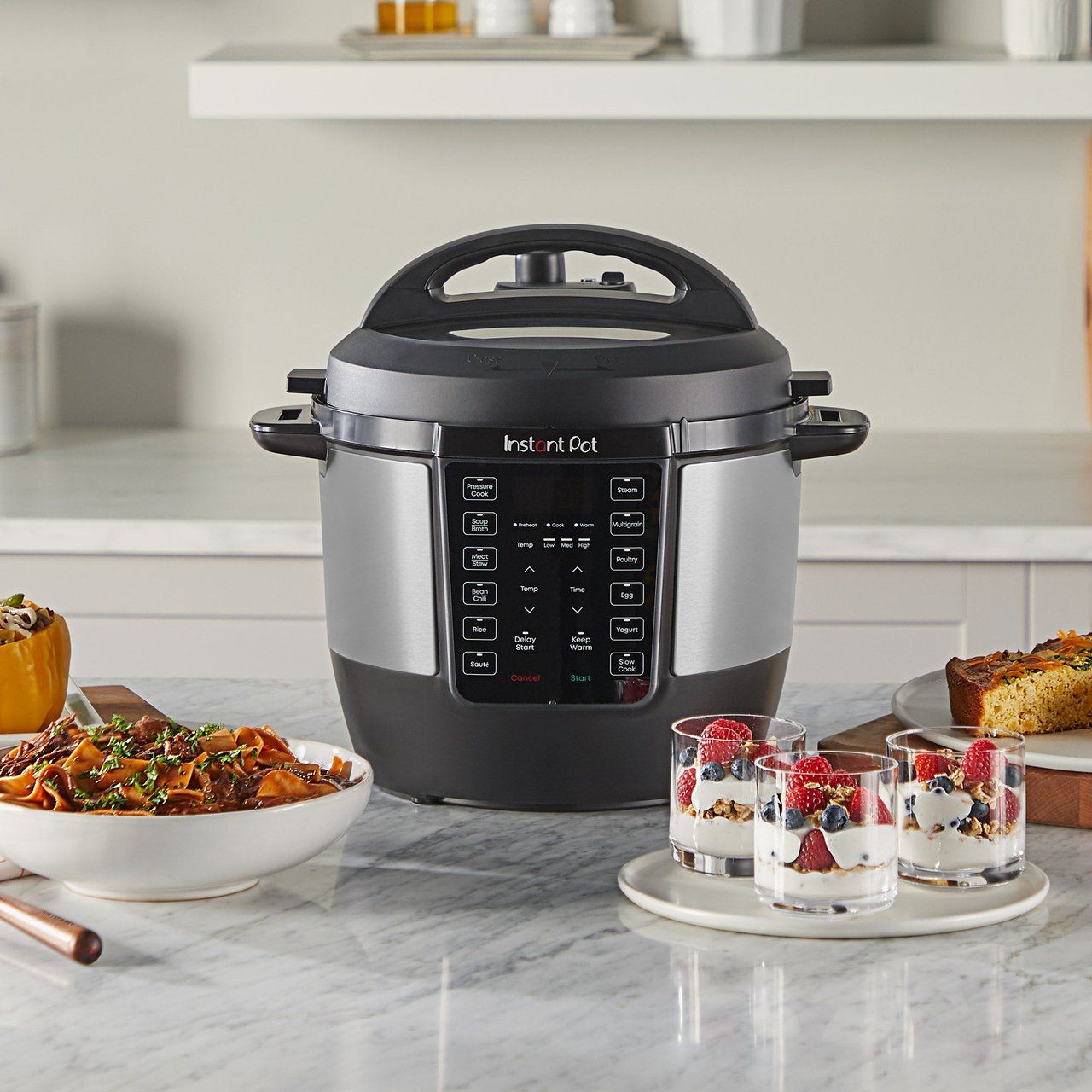 Instant Pot 6 QT RIO Gourmet Electric Pressure Cooker Stainless Steel- Item 1897654