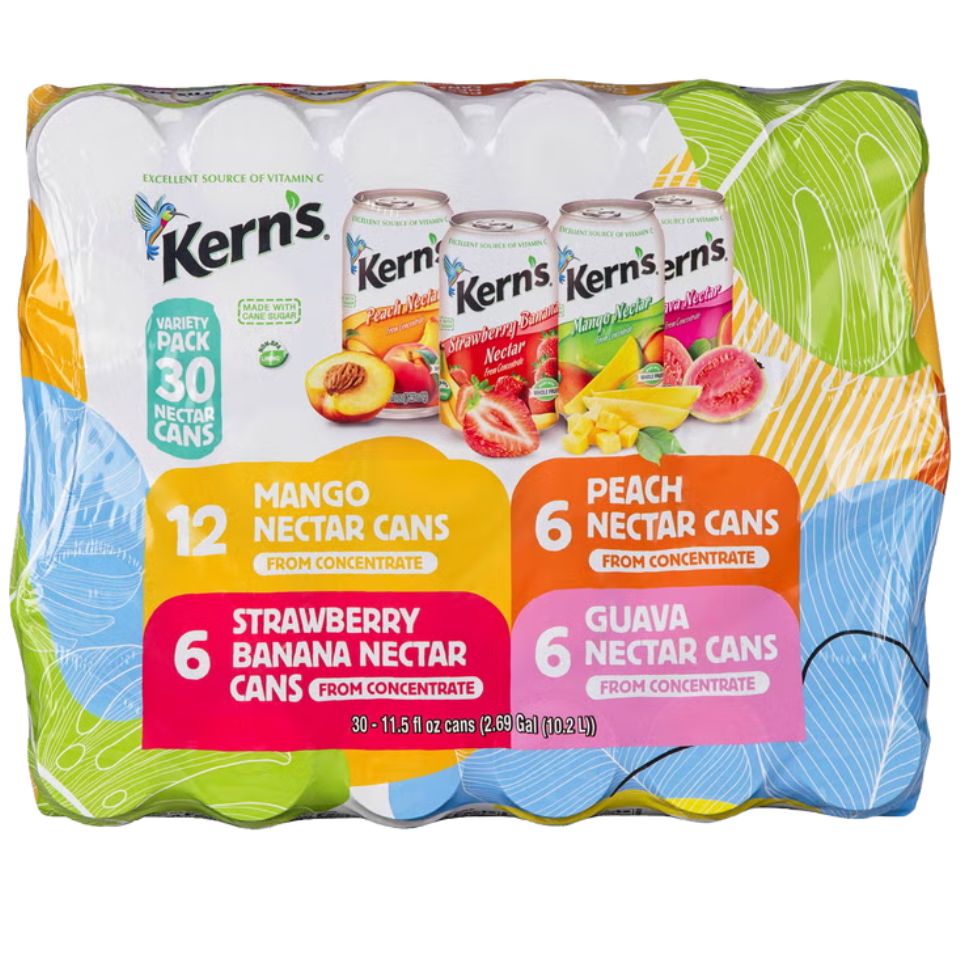 Kern's Nectar, Variety Pack, 11.5 fl oz, 30 ct Item 897224