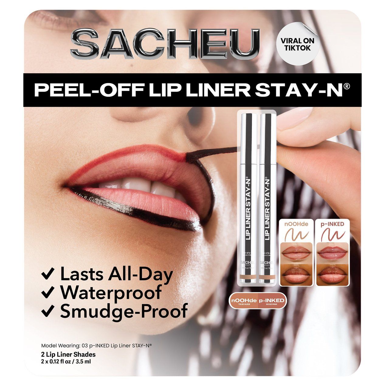 Sacheu Peel-Off Lip Liner 2-Pack Item 1975423