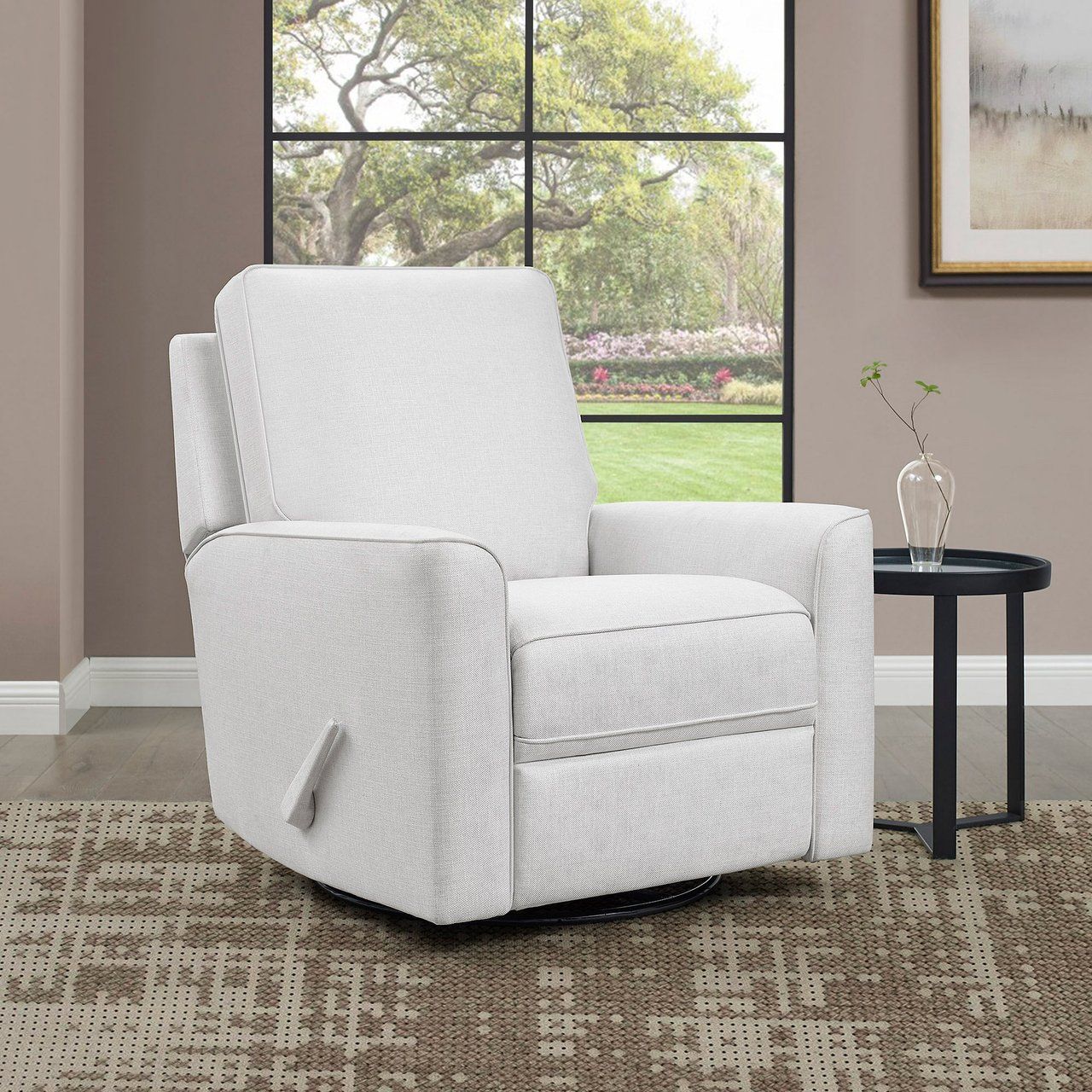 True Innovations Paxley Fabric Swivel Glider Recliner HOME FURNISHINGS Item #1695461