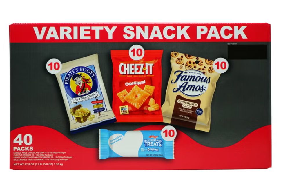 Variety Snack Pack, 40-count Item 1680310