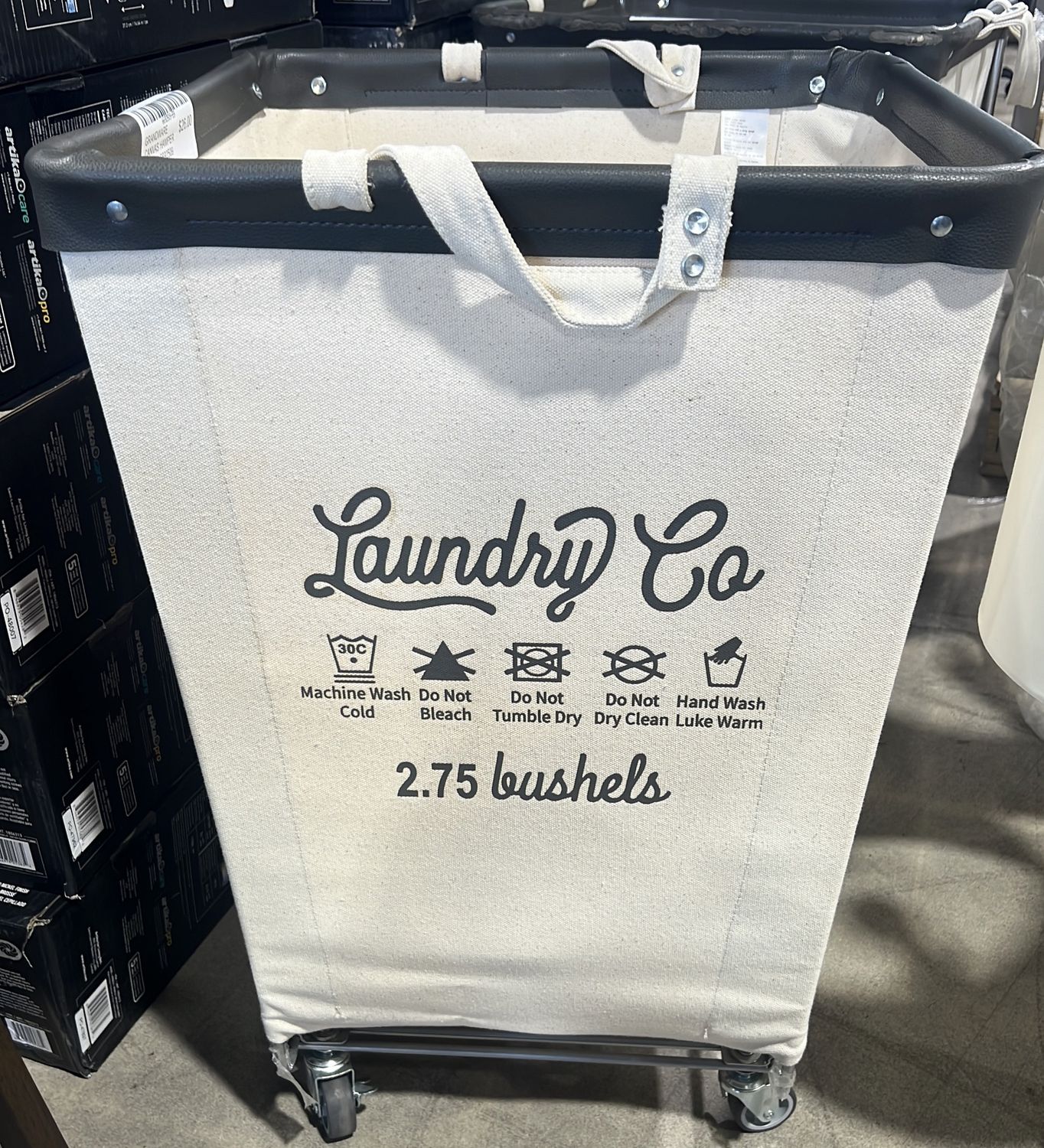GRANDWARE CANVAS HAMPER 1371781 6692509