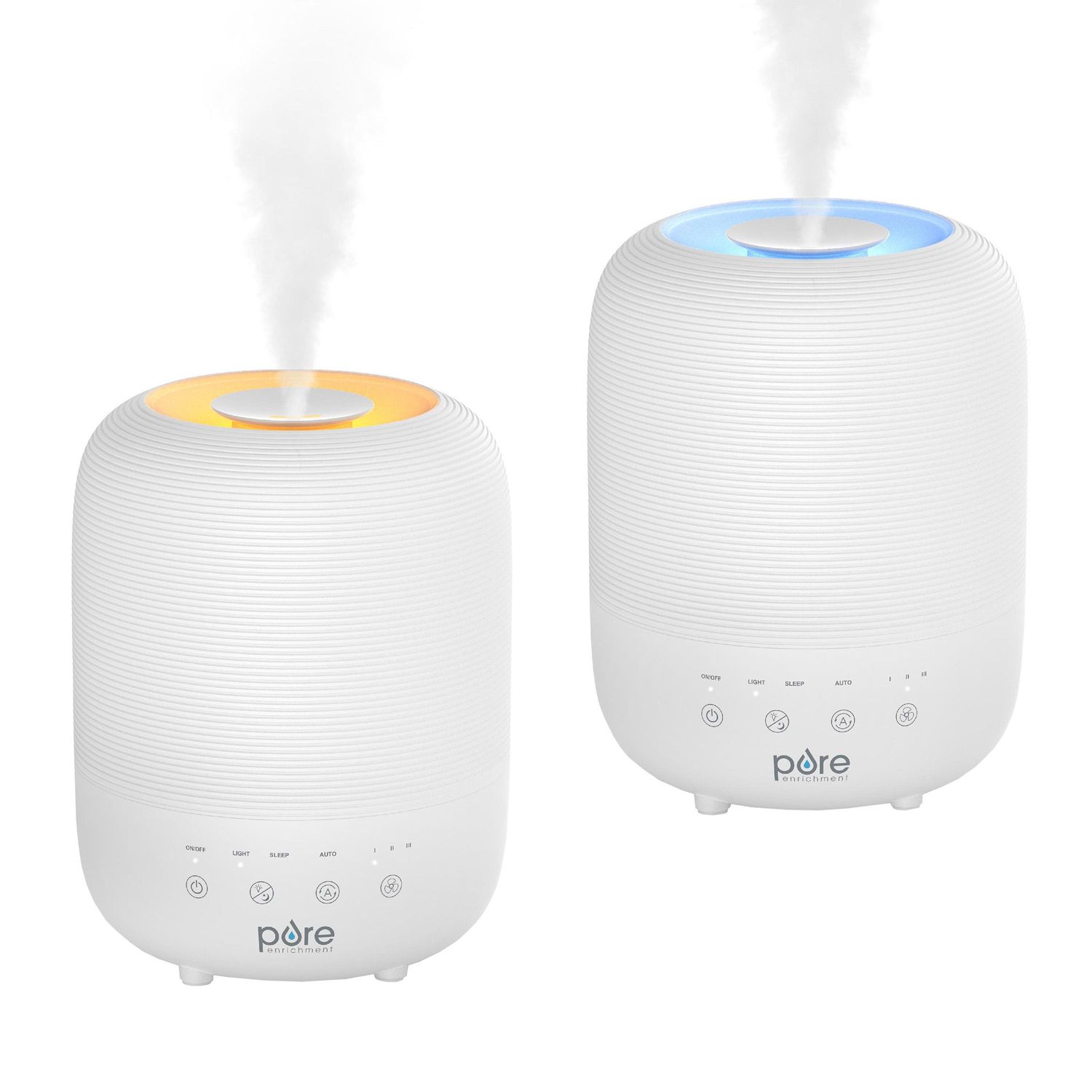 Pure Enrichment 0.79 Gallon Ultrasonic Humidifier 2-Pack Item #1714661