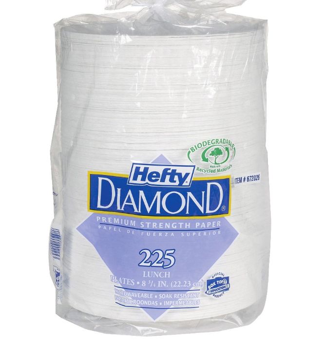 Hefty Diamond Lunch Plates, 225-count Item  672026 6697265