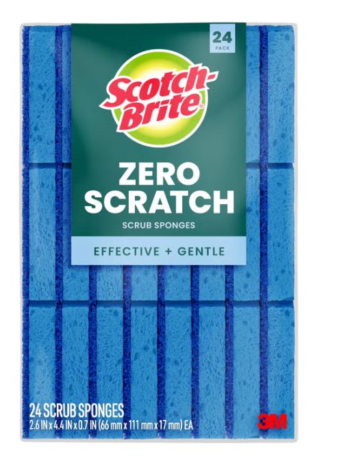 Scotch-Brite Zero Scratch Sponge, 24-count Item 1717856
