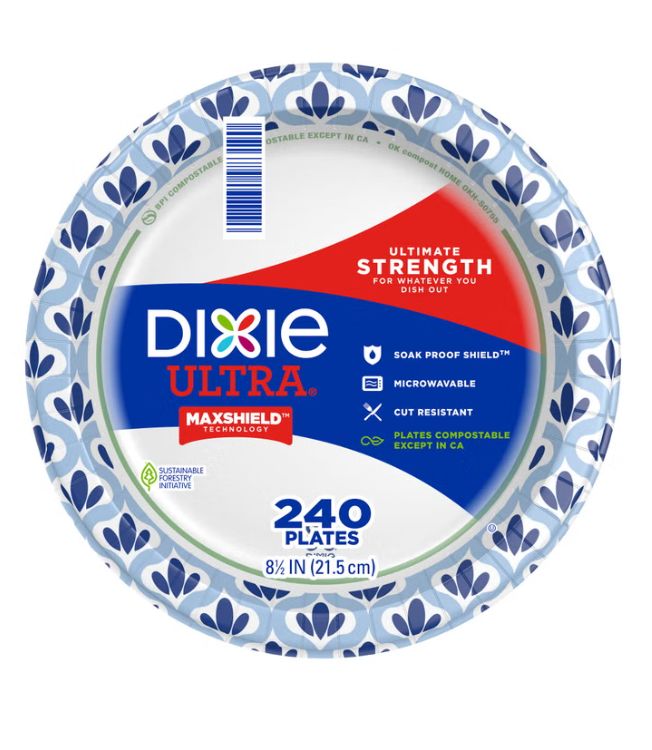 Dixie Ultra 8-1/2" Paper Plate, 240-count Item 1668599