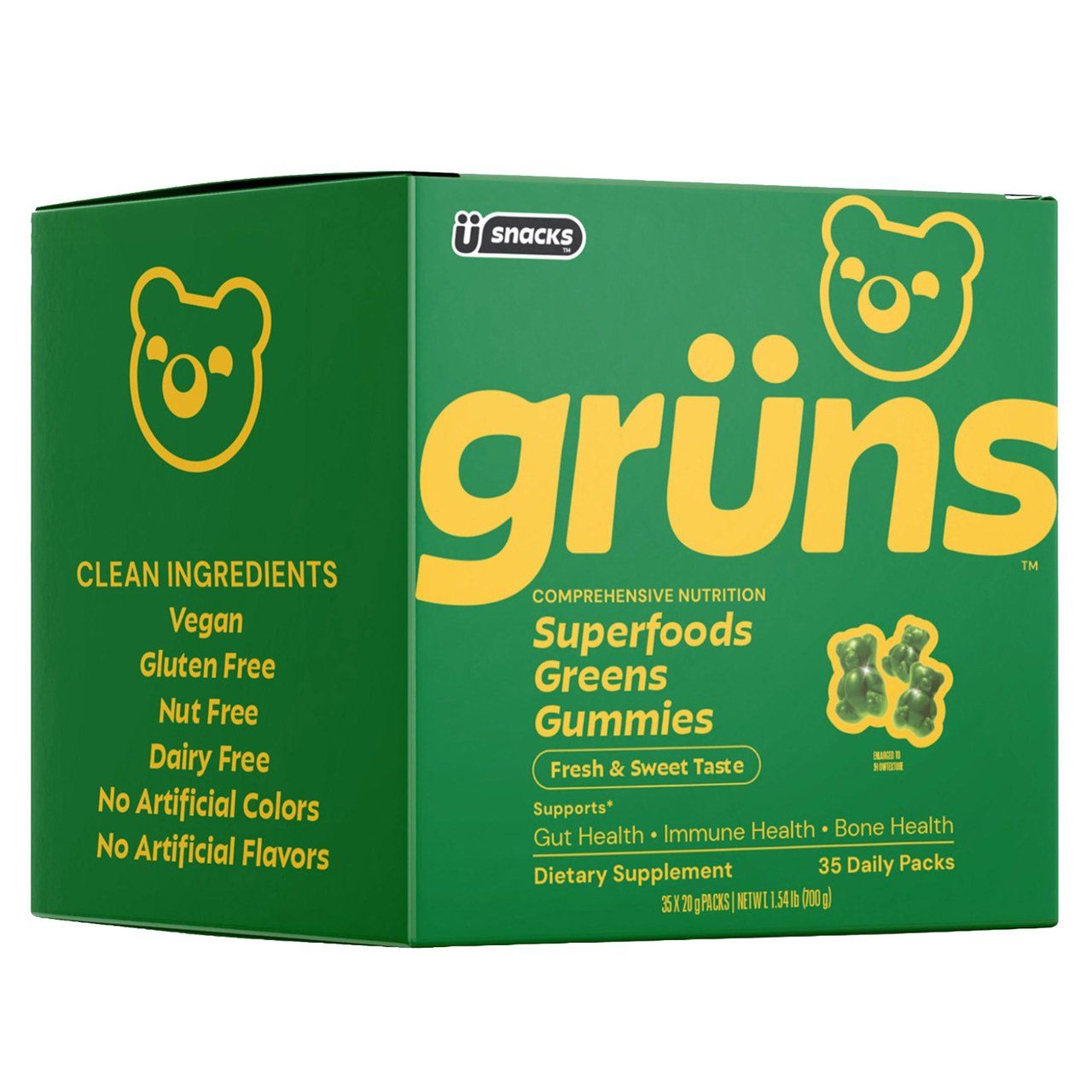 Grüns Adult Greens Gummies, 35 Daily Packs Item 2025322