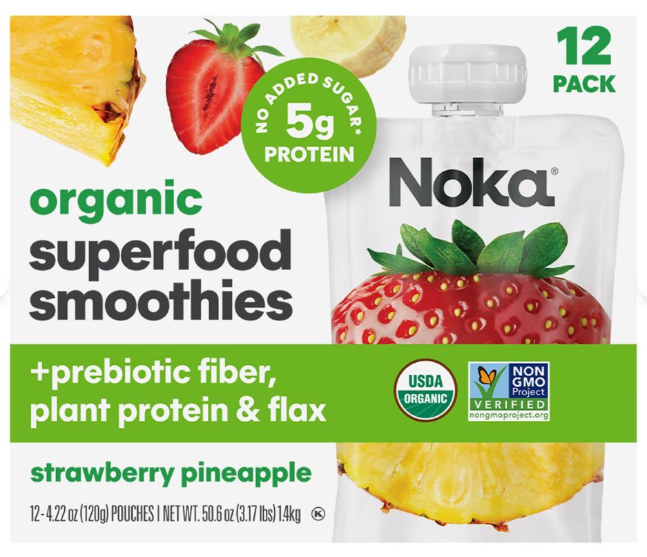 Noka Organic Superfood Smoothie 12/4.22 oz Grocery &amp; Pantry Item #1638461