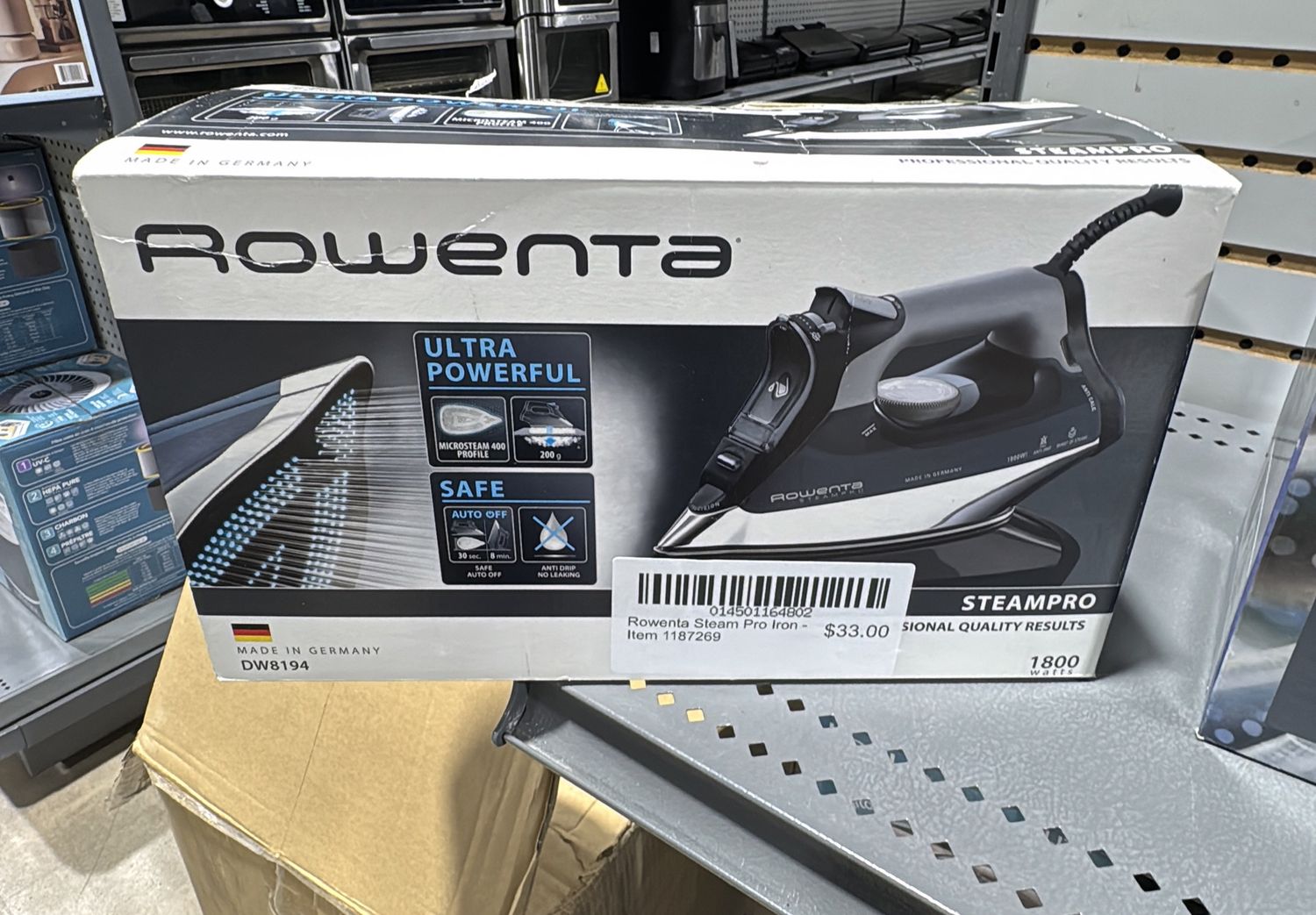 Rowenta Steam Pro Iron - Item 1187269