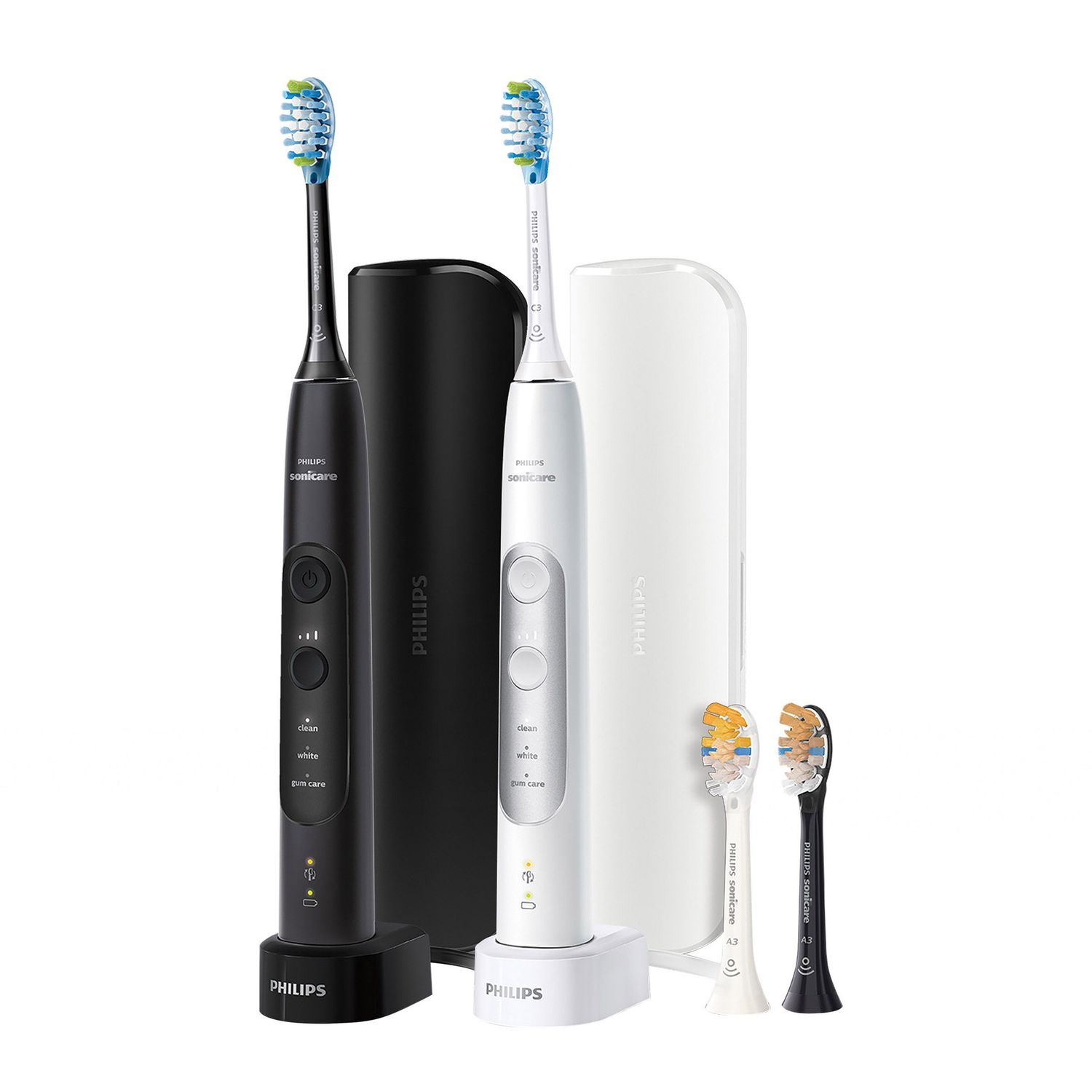 Philips Sonicare Professional Clean Rechargeable Electric Toothbrush Handle, 2-Pack - 4952050