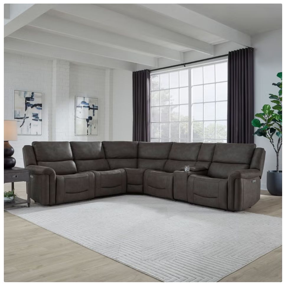 Carlin Fabric Power Reclining Sectional with Power Headrests Item 1861772 | Model 1861772